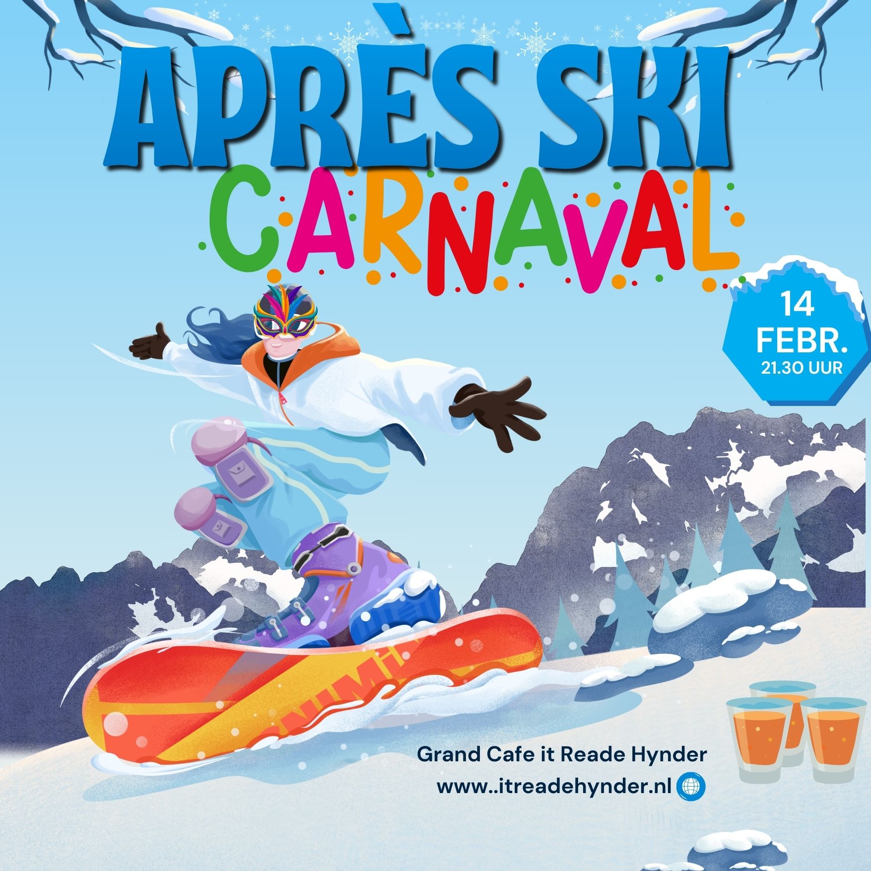 Cover photo for Après Ski / Carnaval feest by Grand Cafe It Reade Hynder