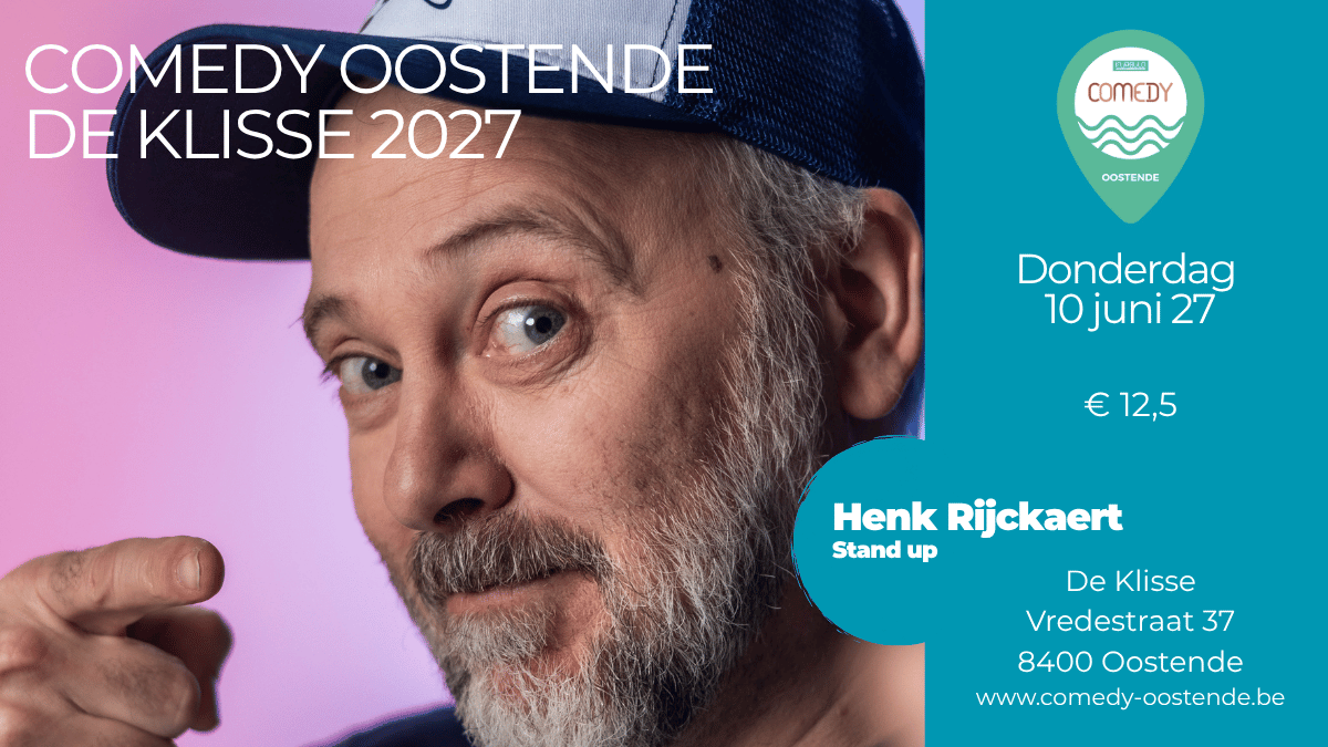 Cover photo for Comedy Oostende @ De Klisse - Henk Rijckaert by Comedy Oostende