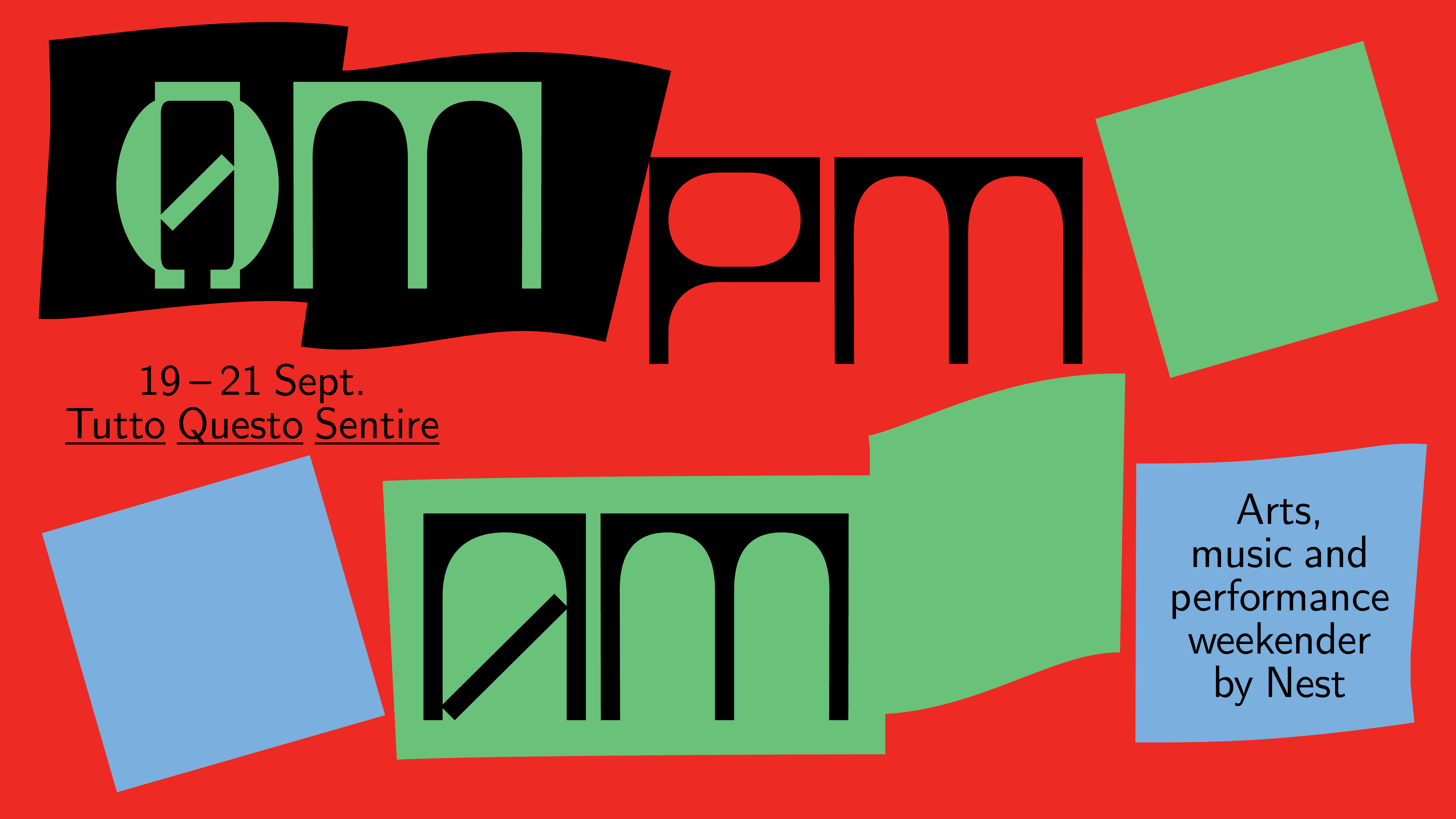 Cover photo for AM.PM.AM: Arts, music and performance weekender at Nest by Stichting Nest Foundation