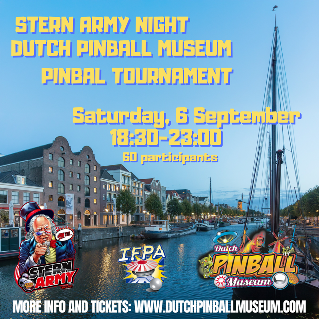 Cover photo for Stern Army Avond #4 by Dutch Pinball Museum