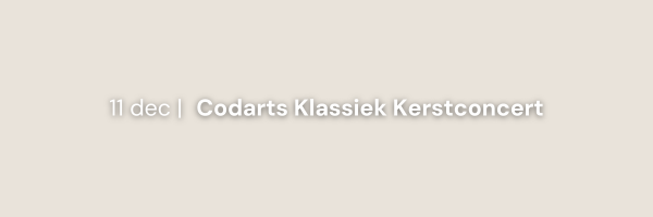 Cover photo for Codarts Klassiek Kerstconcert by Stichting Muziekwerf