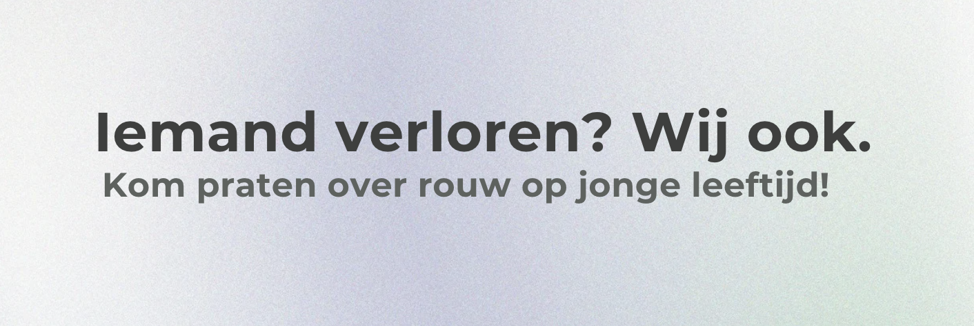 Cover photo for Kom praten over rouw by Stichting Rouwnetwerk Jong