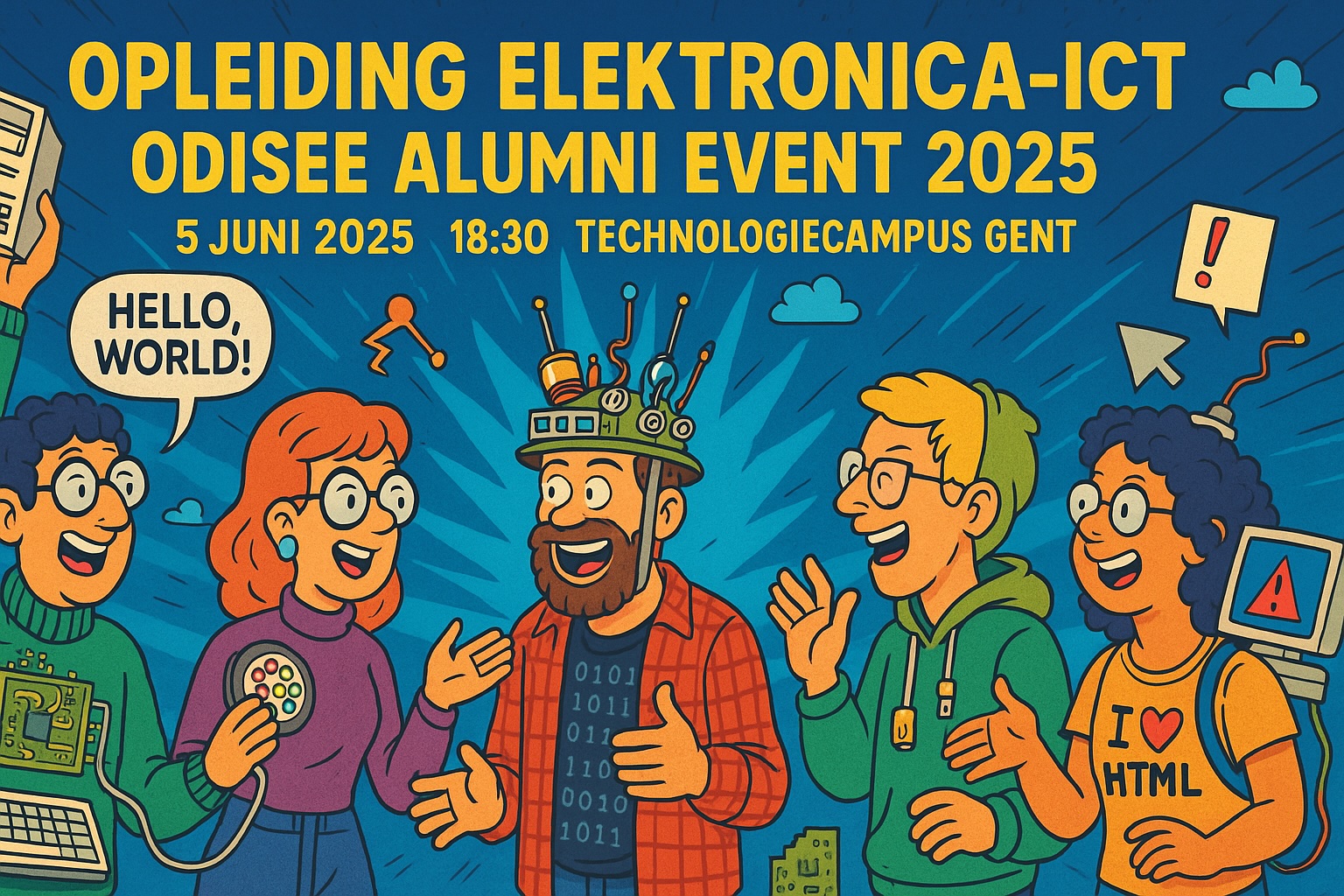 Cover photo for Opleiding Elektronica-ICT Odisee Alumni Event 2025 by Elektronica-ICT