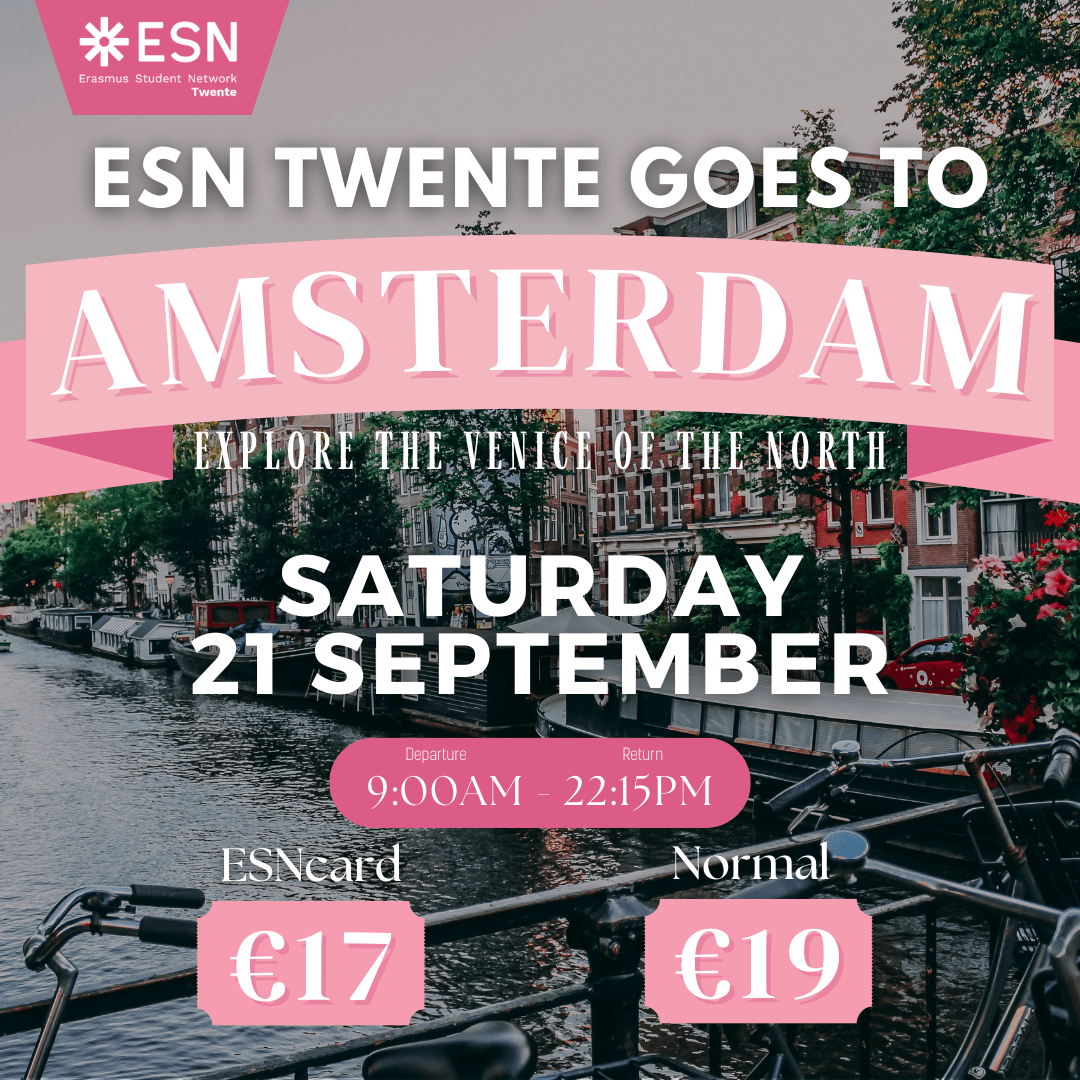 Cover photo for Amsterdam Day Trip by Stichting Erasmus Student Network Twente