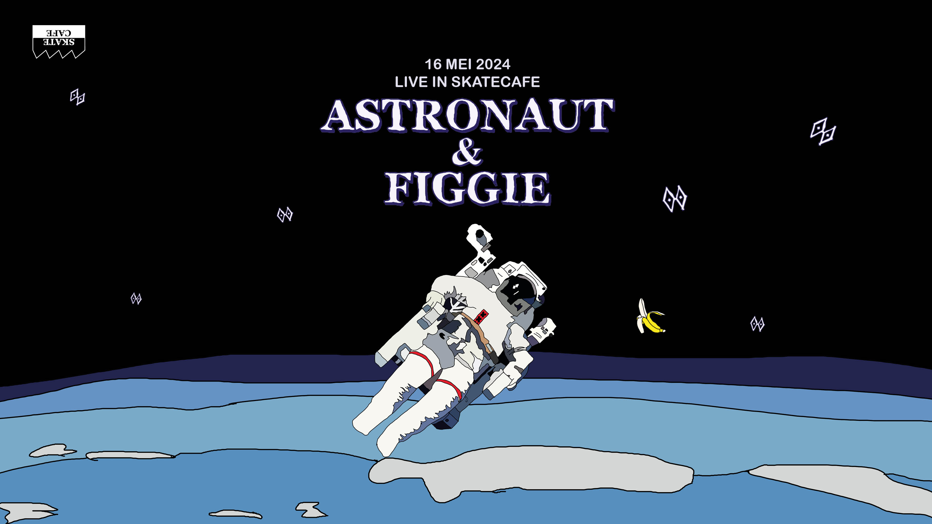 Cover photo for ASTRONAUT (live), FIGGIE (live) by Skatecafe Karin & Yvonne