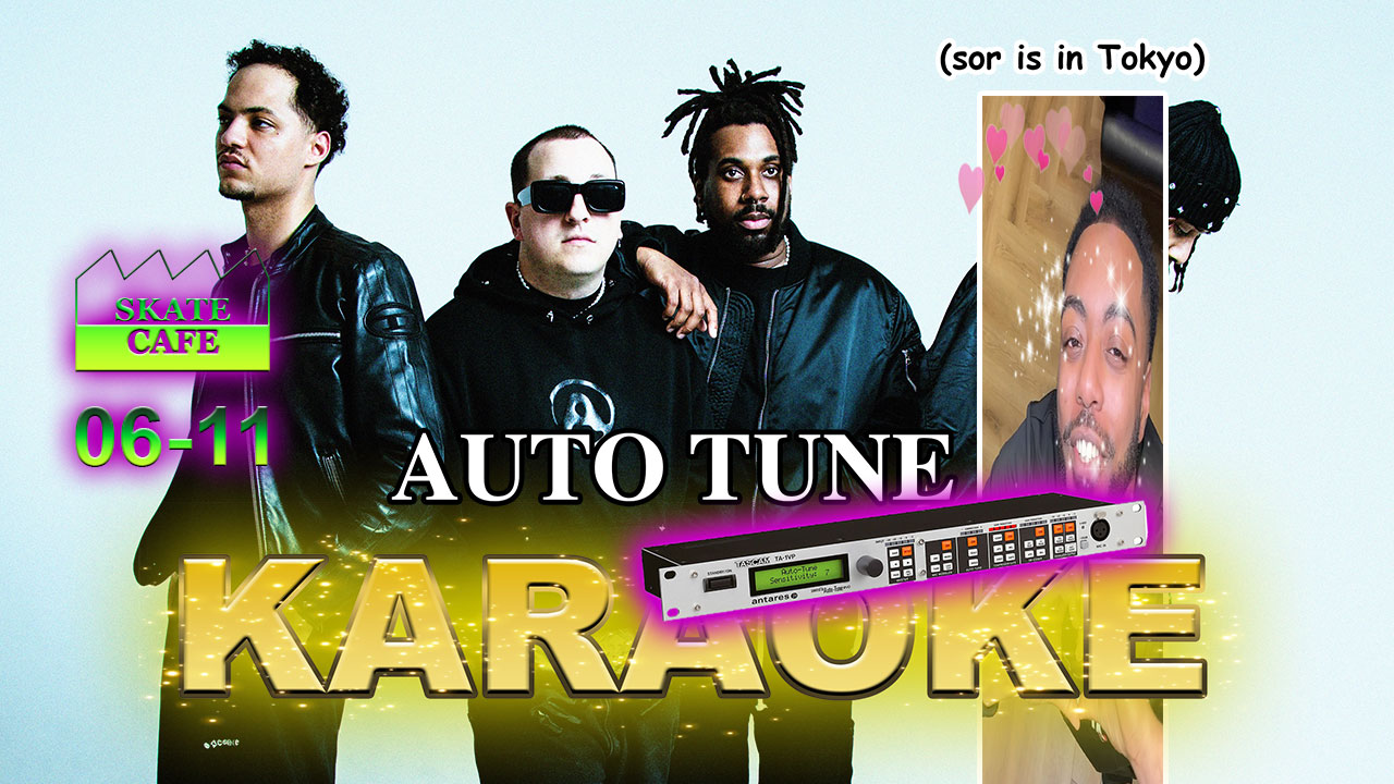 Cover photo for AUTOTUNE KARAOKE HOSTED BY ACID! + JORGI by Skatecafe Karin & Yvonne