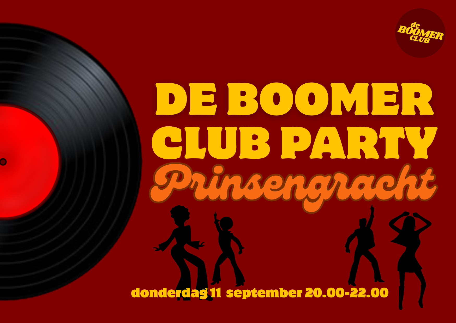 Cover photo for Boomerclub Party Prinsengracht by De Boomerclub