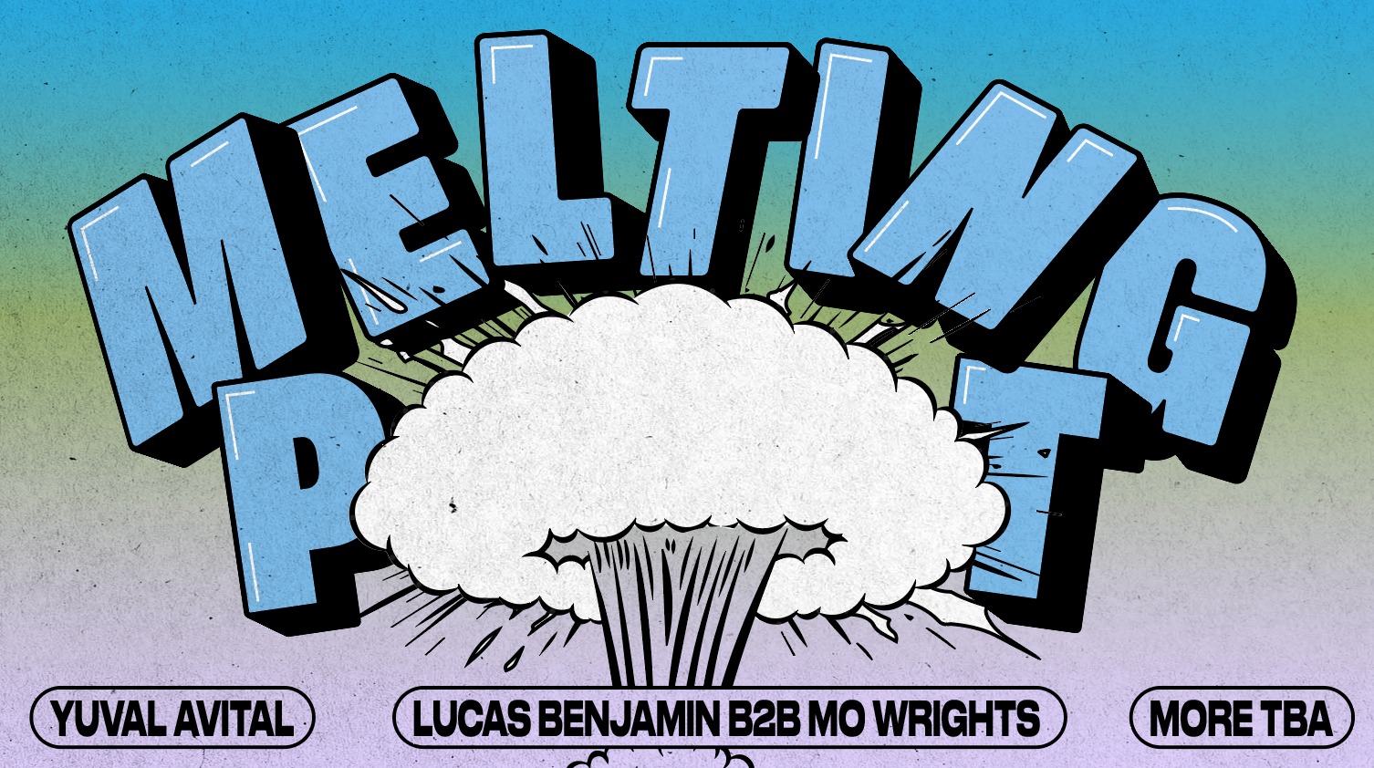 Cover photo for MELTING POT: YUVAL AVITAL, LUCAS BENJAMIN B2B MO WRIGHTS by Skatecafe Karin & Yvonne