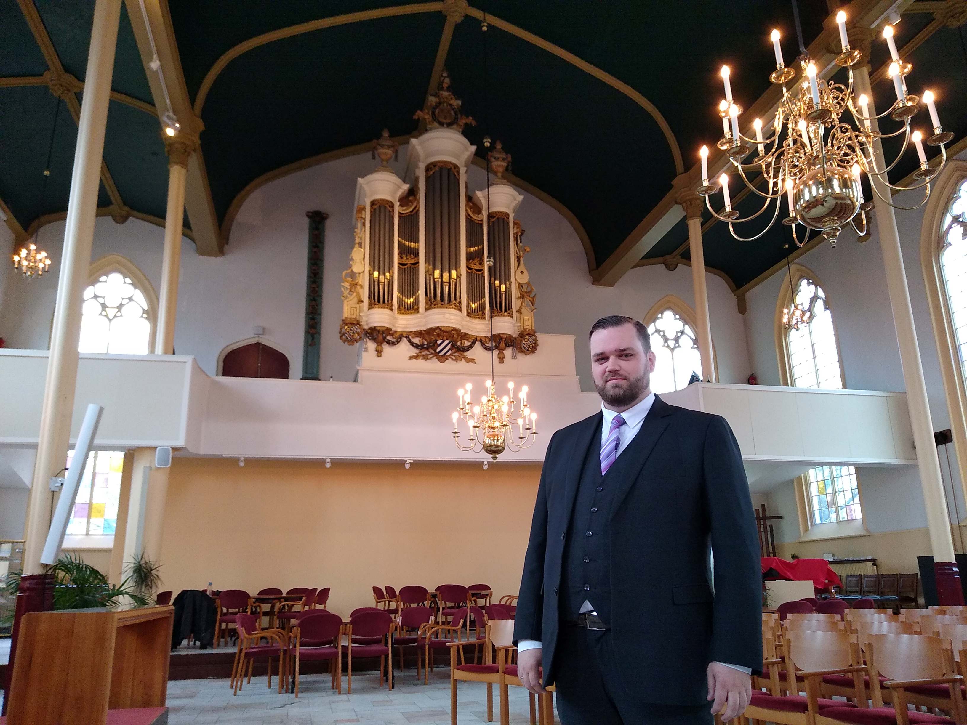 Cover photo for Bach-orgelconcert Matthijs Breukhoven by Oude Kerk Charlois