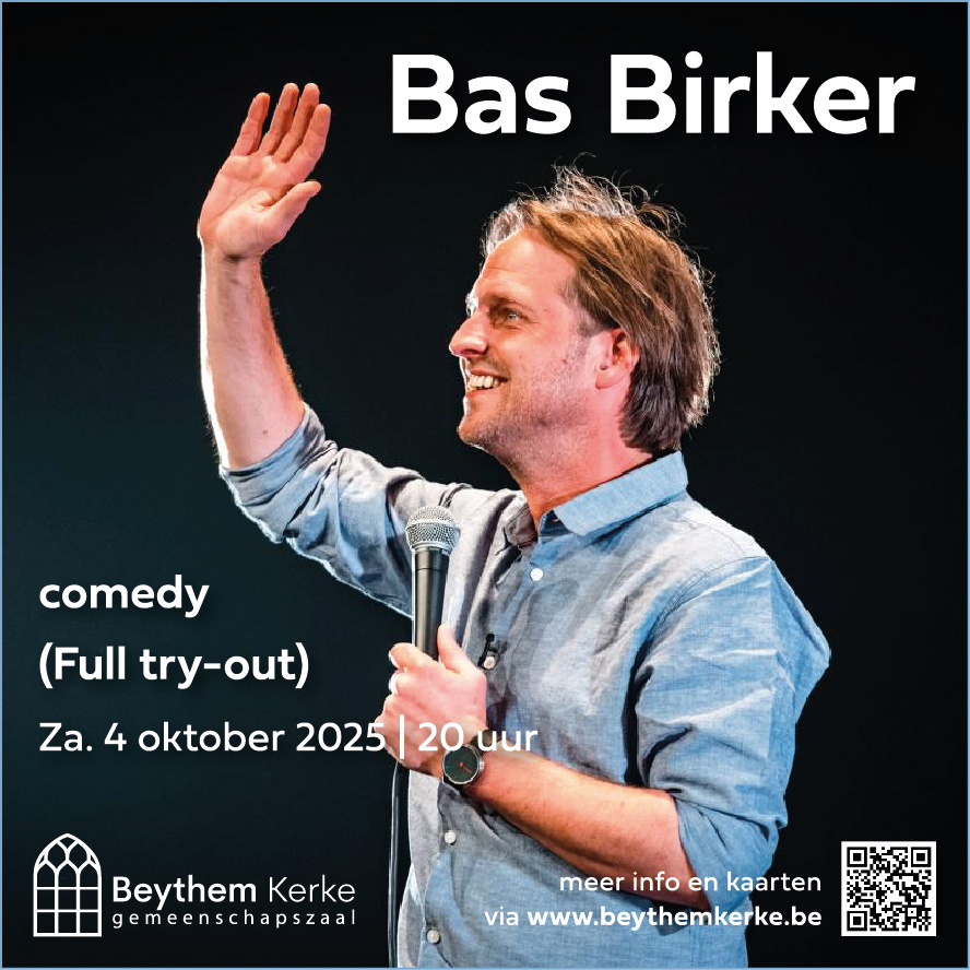 Cover photo for Bas Birker "Try-out: Twee Procent" by Beythem Kerke vzw