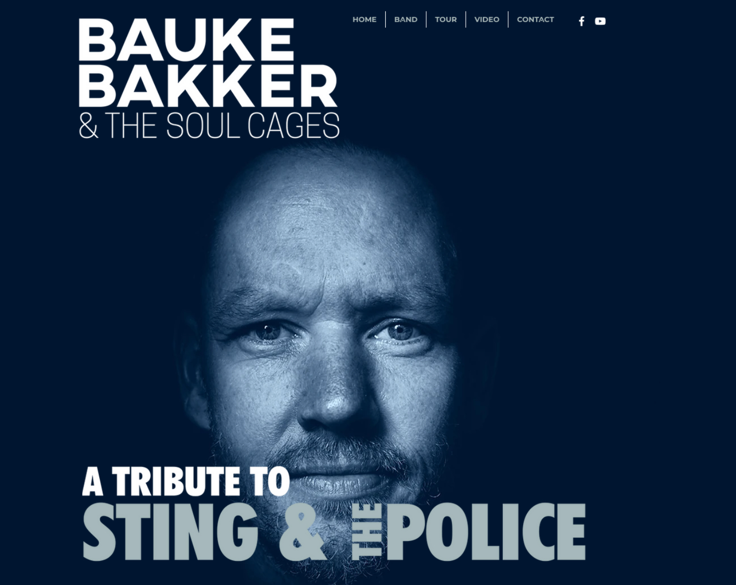 Cover photo for Bauke Bakker & The Soul Cages - A tribute to Sting & the Police by Zalen & entertainment