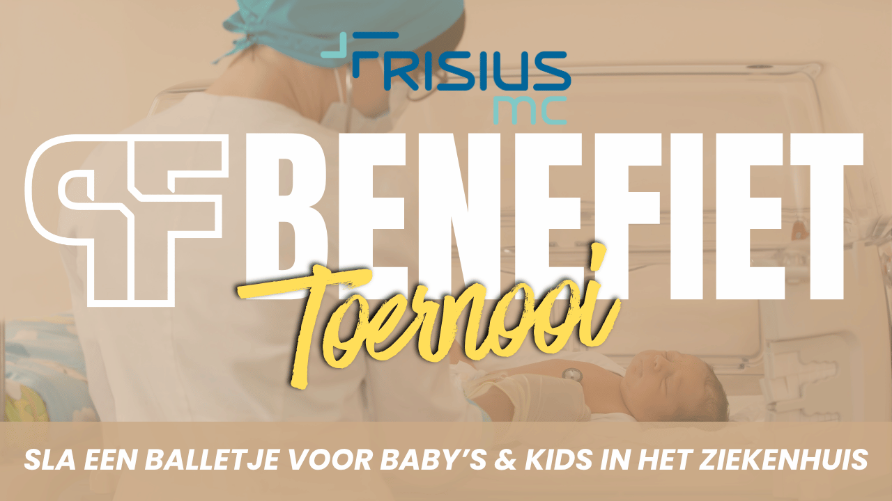 Cover photo for PF Benefiettoernooi Frisius MC Leeuwarden Neonatologie & kinderafdeling❤️‍🩹 by Padel Fabriek Leeuwarden