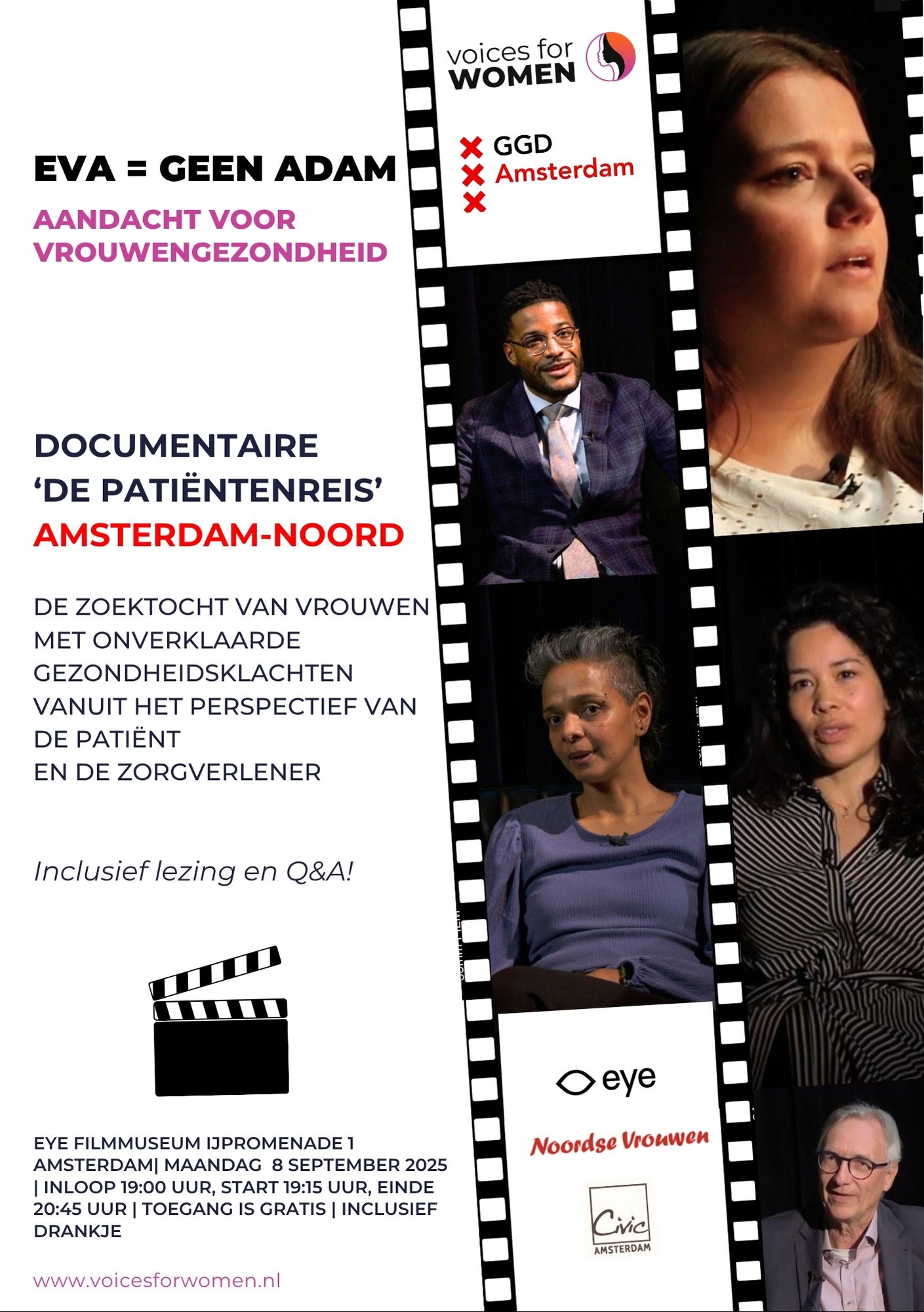 Cover photo for Eva = geen Adam - Aandacht voor vrouwengezondheid in Amsterdam-Noord by Stichting Voices for Women