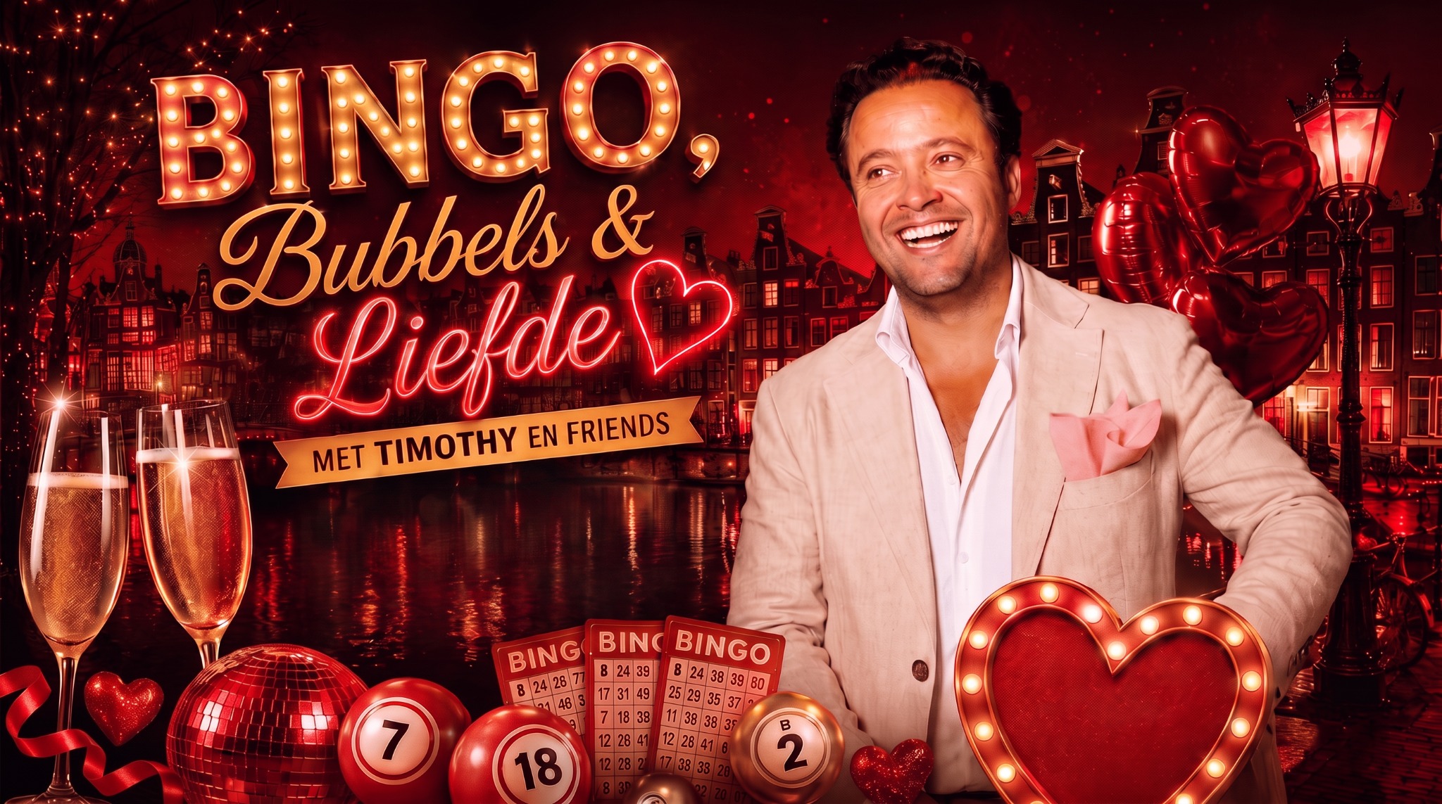 Bingo Bubbels en Liefde met Timothy zondag 13 december ️ - Bingo ...