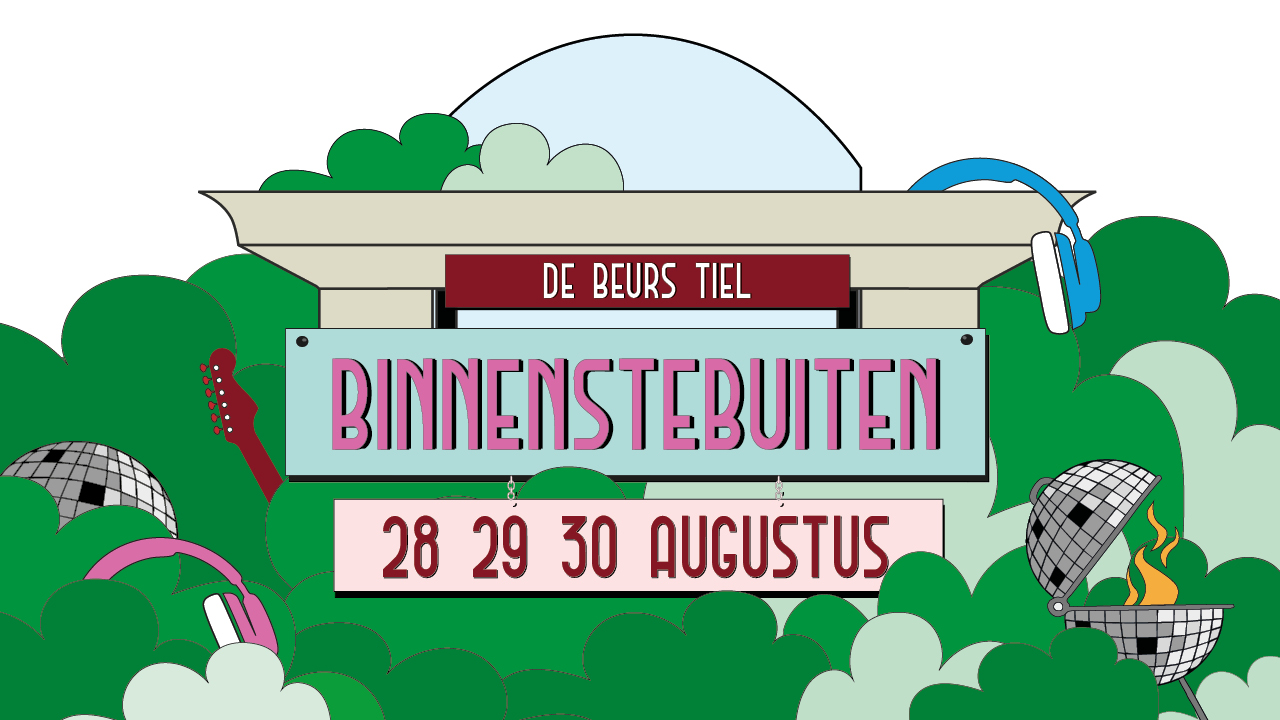 Cover photo for BINNENSTEBUITEN 28/29/30 AUG by Korenbeursplein