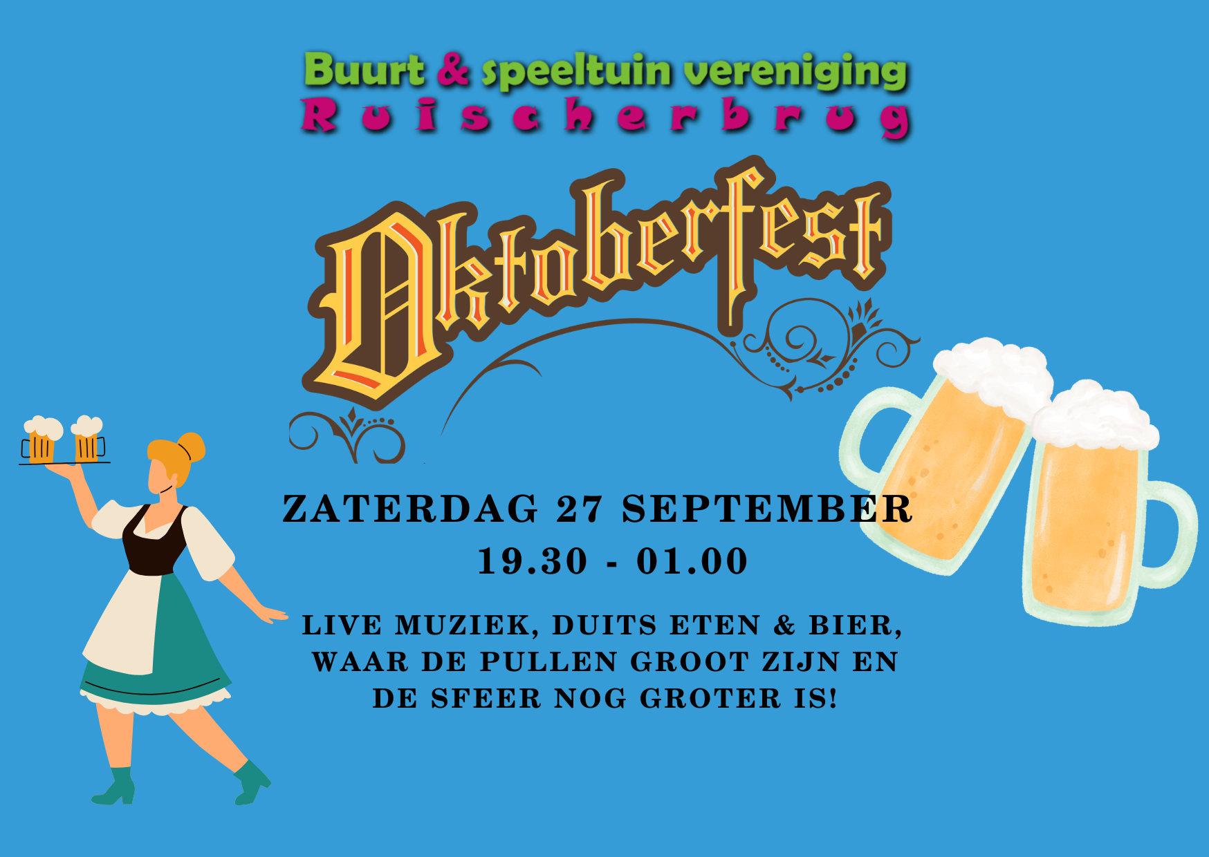 Cover foto voor Buurtfeest Oktoberfest! door BSV Ruischerbrug