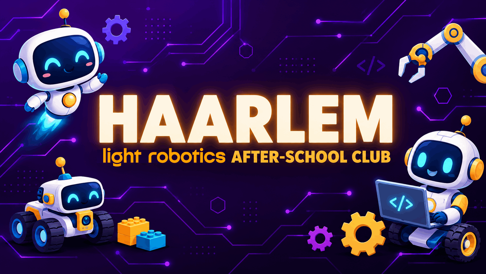 Cover photo for Afterschool club Haarlem by Light Robotics