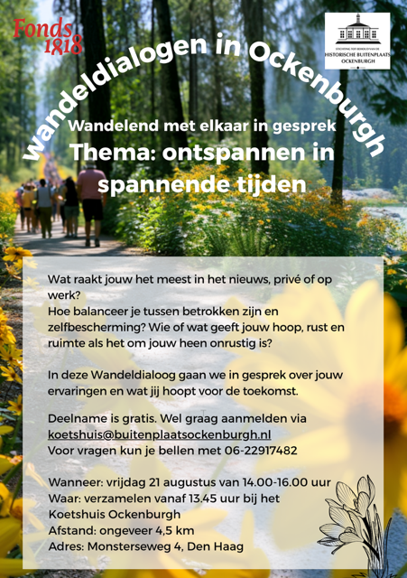 Cover photo for Wandeldialoog by Theater Villa Ockenburgh