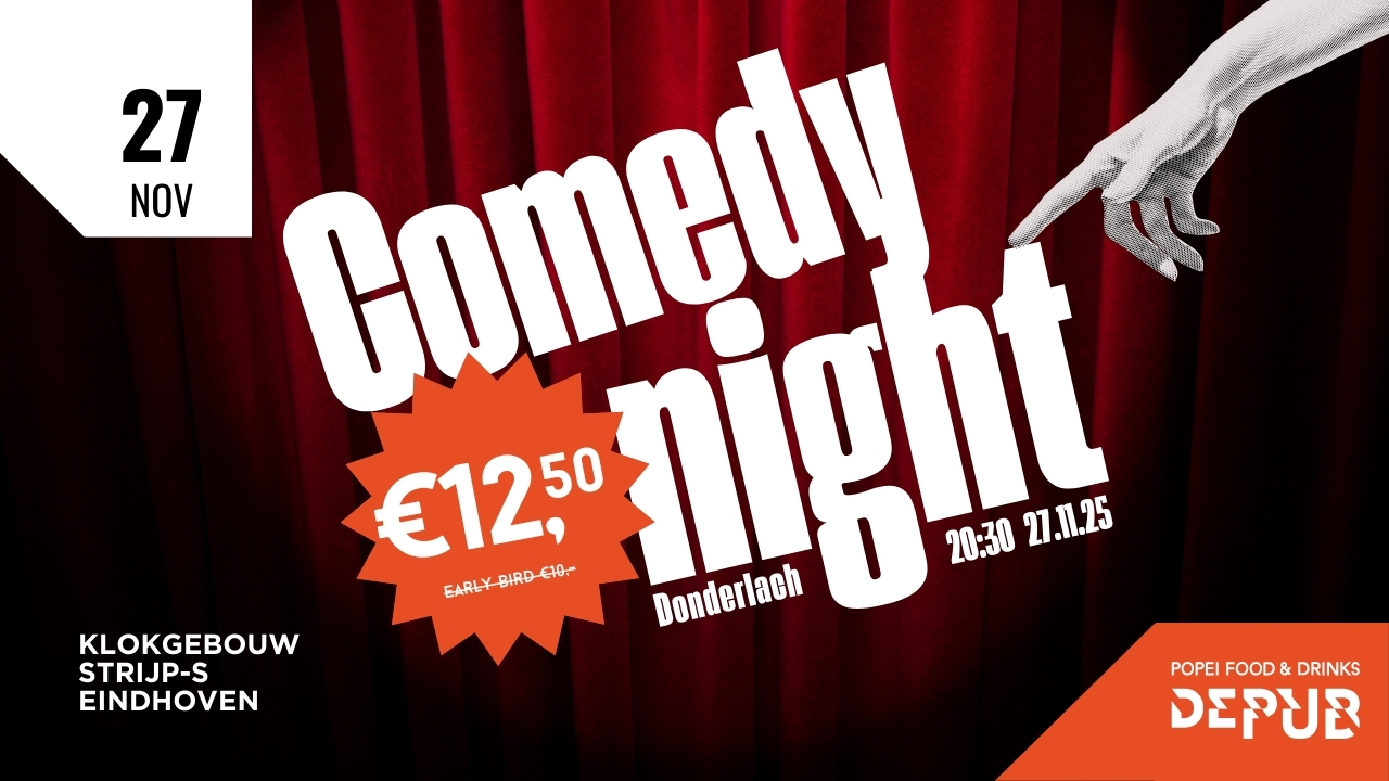 Cover photo for Comedy Night 27 November 25 by Popei dePub
