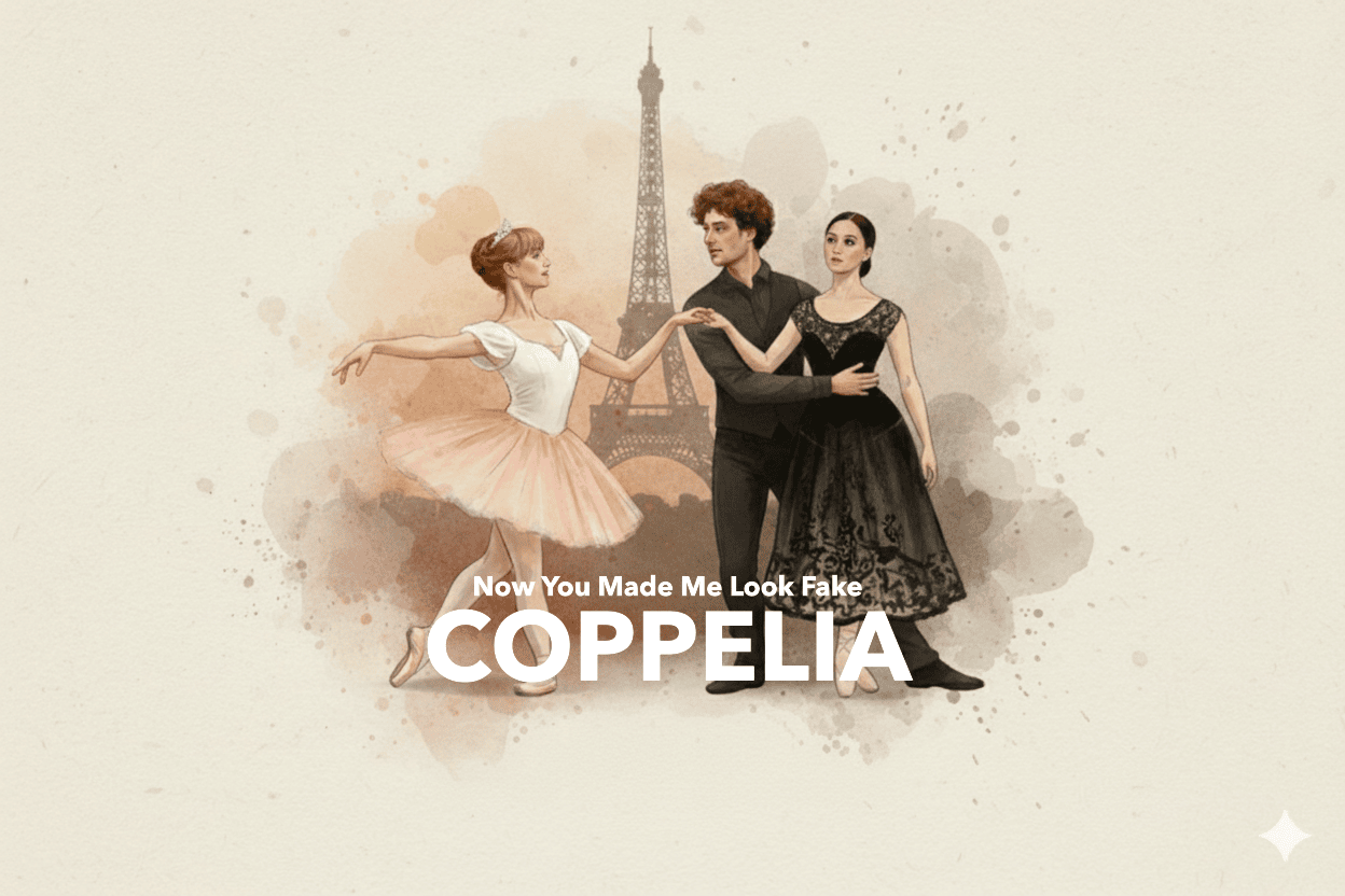 Cover photo for Coppelia / Now You Made Me Look Fake by Tandans vzw
