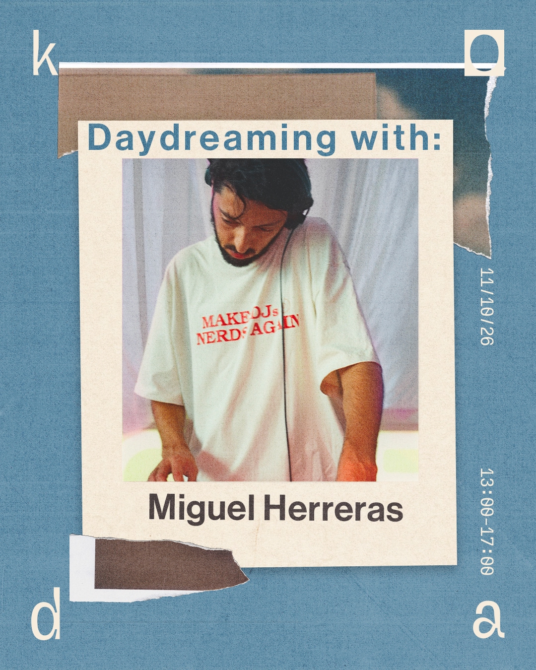 Cover photo for Daydreaming with: Miguel Herreras by Koda