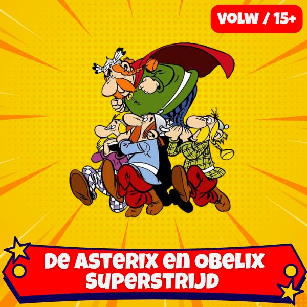 Cover photo for De Asterix en Obelix Superstrijd (zeskamp) by Wijkfeest de Zuidlanden