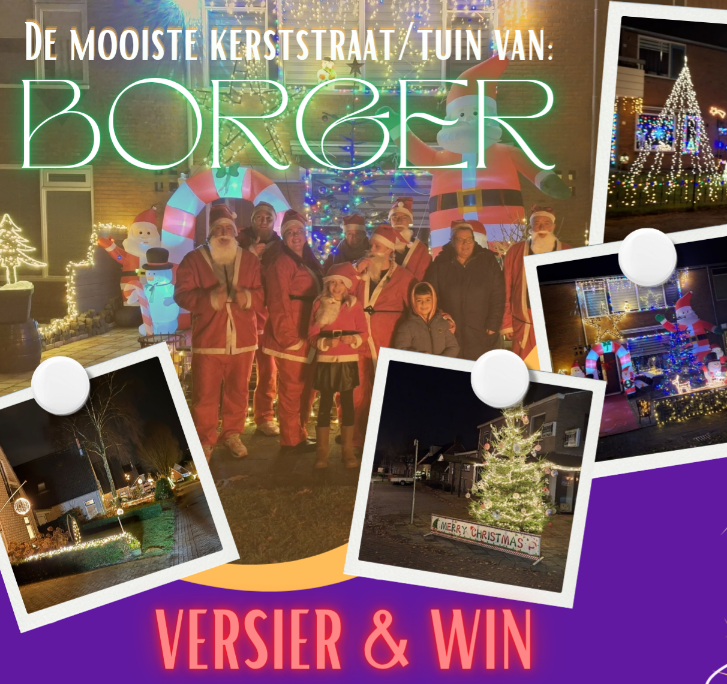 Cover photo for De mooiste kerststraat/tuin van Borger✨️ by Ondernemersvereniging Borger