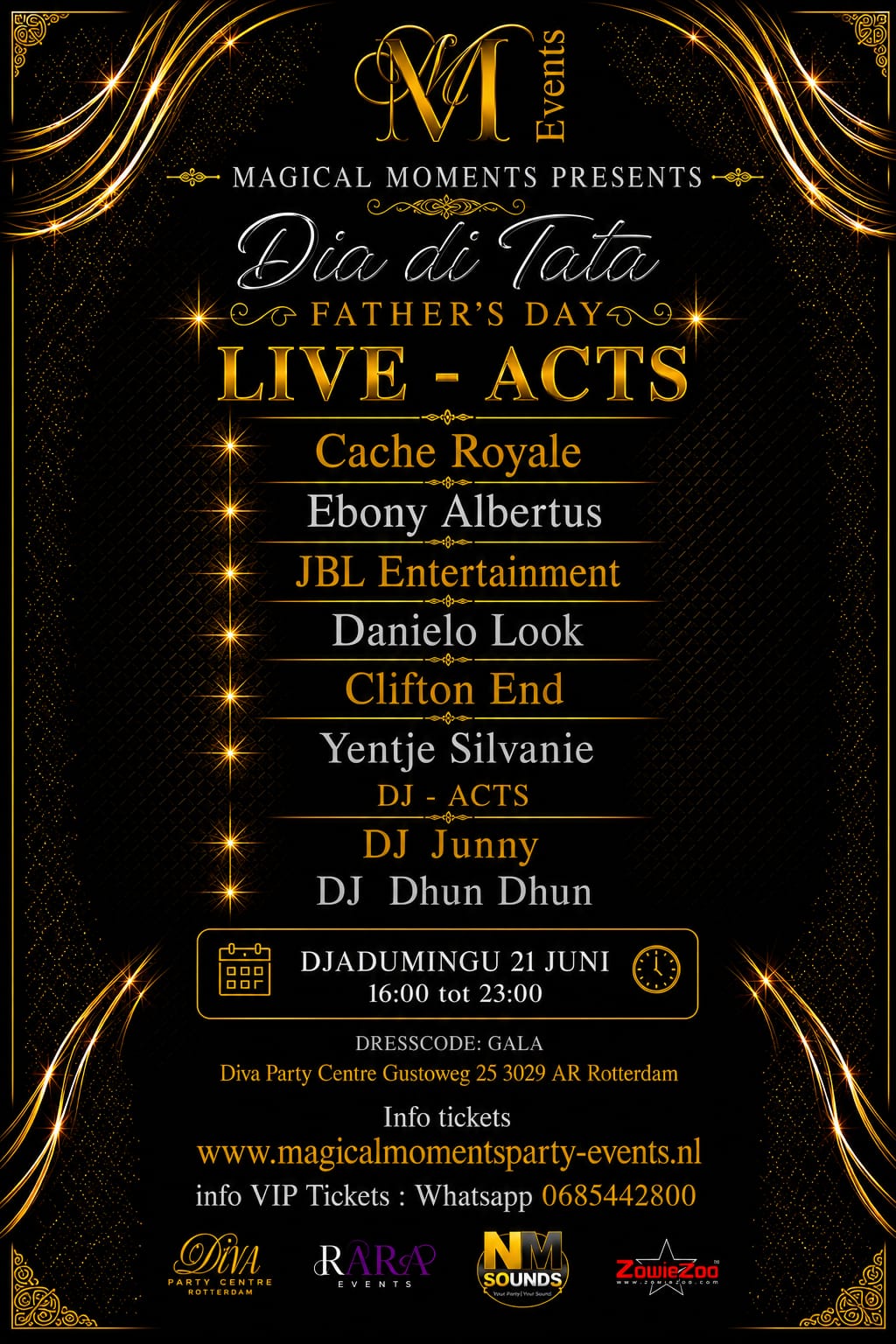 Cover photo for Dinner Dansant - Dia di Tata - Fathers Day by Magical Moments & Events
