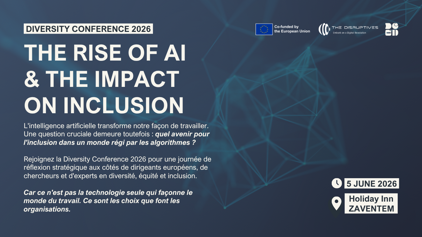Cover photo for Diversity Conference 2026 - The Rise of AI and the Impact on Inclusion (FR) by Diversity Charter Belgium