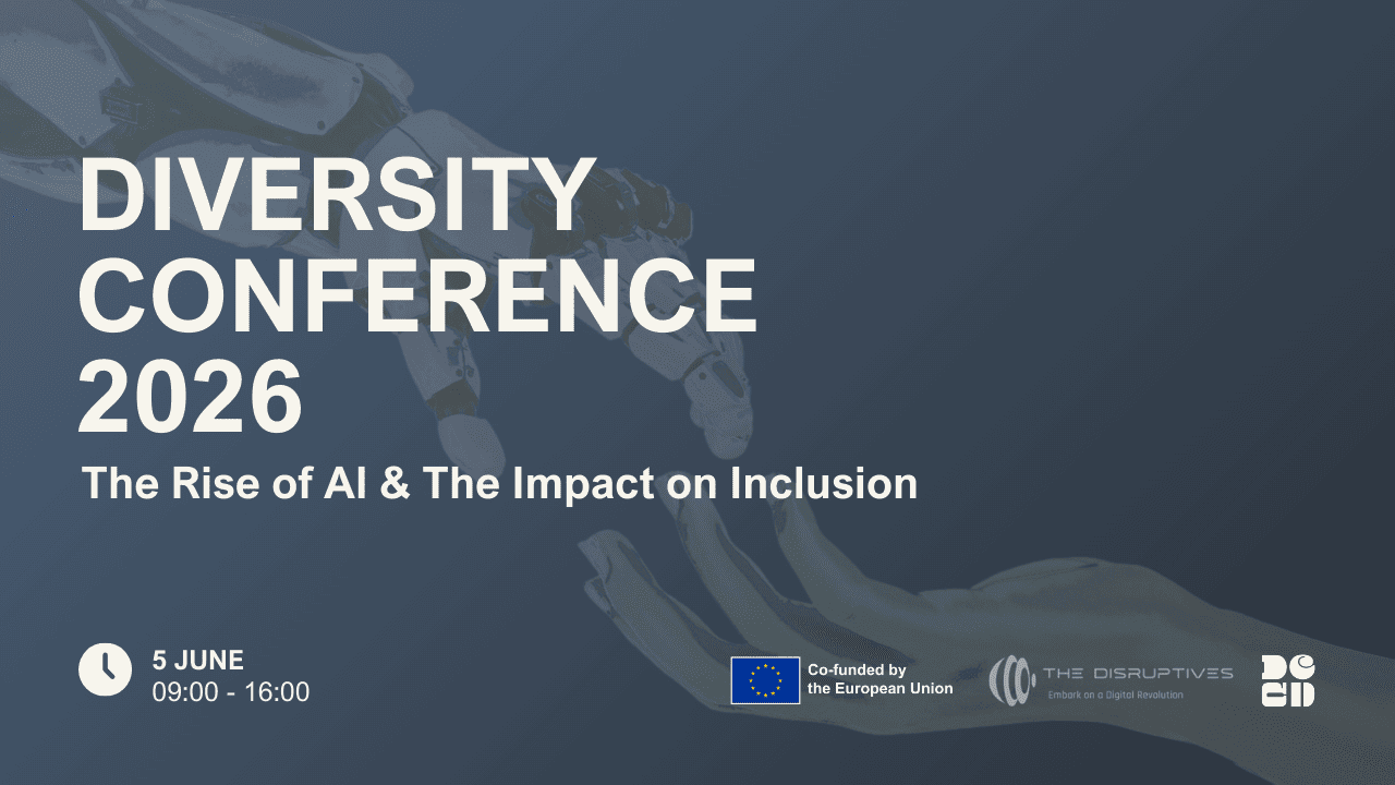 Cover photo for Diversity Conference 2026 - The Rise of AI and the Impact on Inclusion (NL) by Diversity Charter Belgium