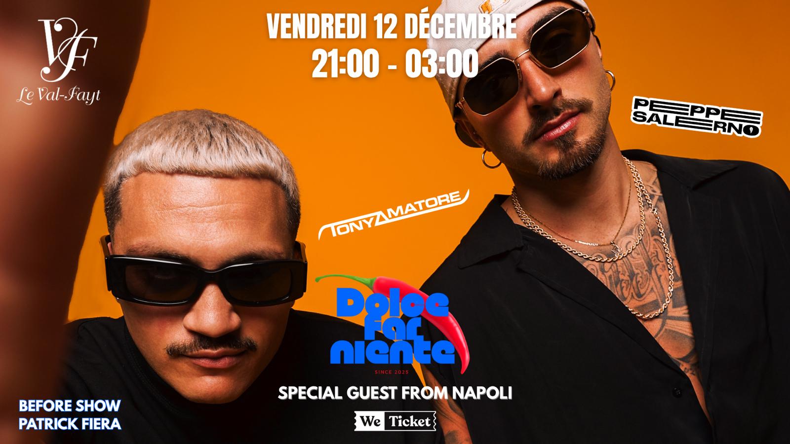 Cover photo for Dolce far niente | Special Guest | Tony Amatore & Peppe Salerno by Dolce far niente