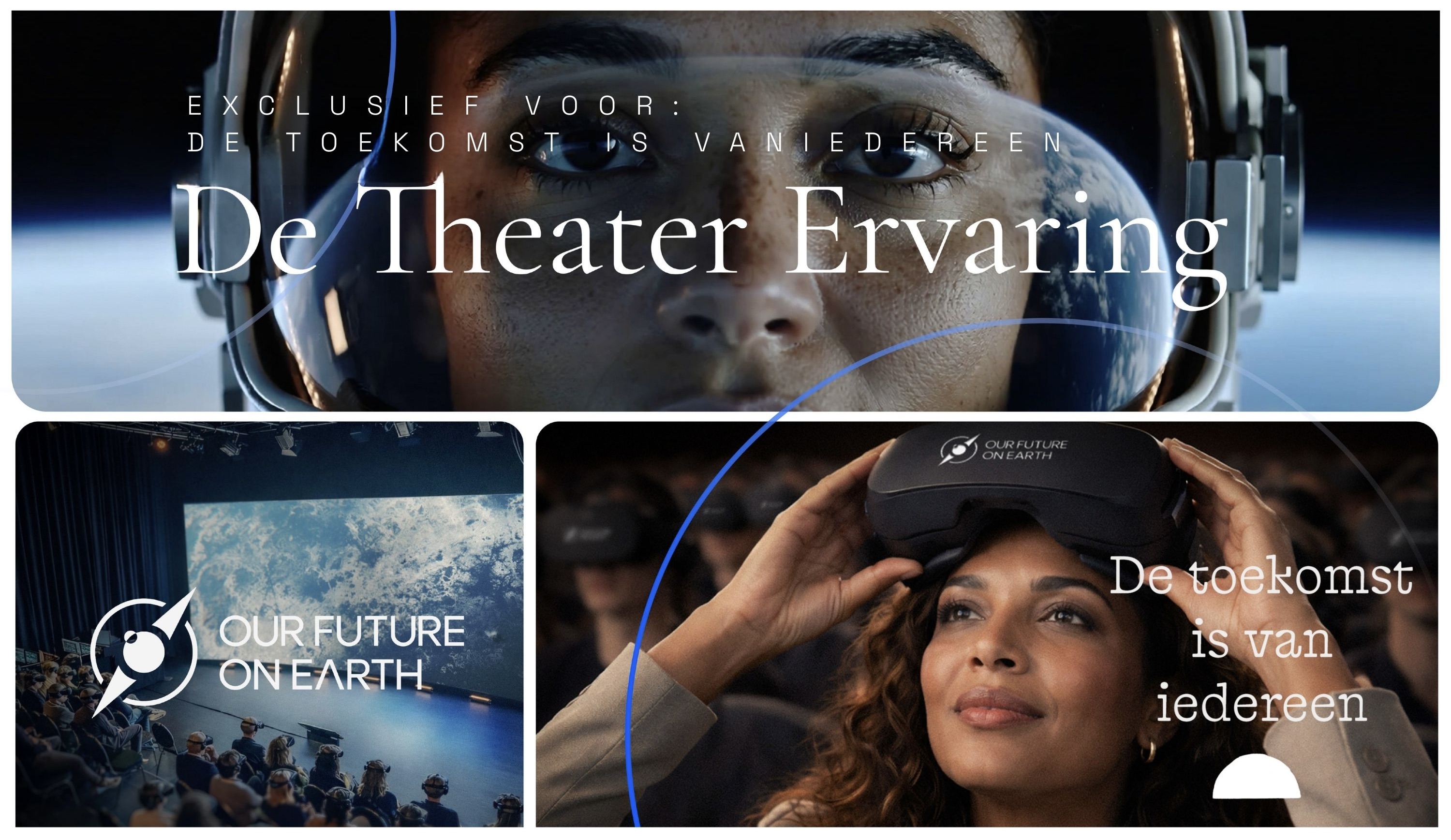 Cover photo for Een indrukwekkend theaterspektakel, exclusief voor alle duurzame burgerorganisaties die verder kijken dan vandaag. by Our Future on Earth