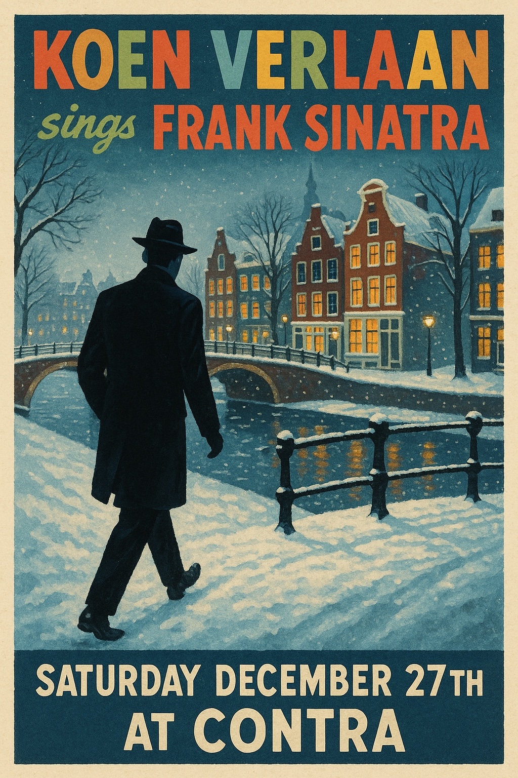 Cover photo for Koen Verlaan sings Frank Sinatra by Contra Amsterdam