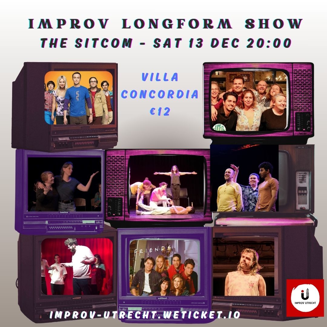 Cover photo for Improv Show The Sitcom (Iwan's longform group) by Improv Utrecht