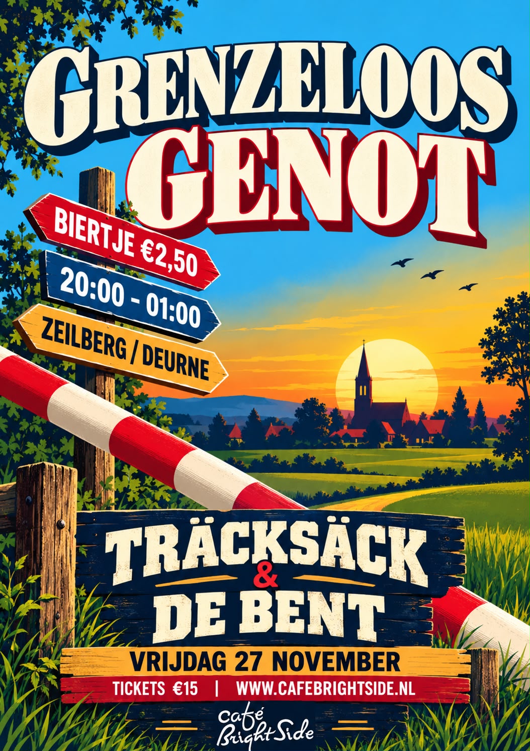 Cover photo for Grenzeloos Genot by Cafรฉ Bright Side