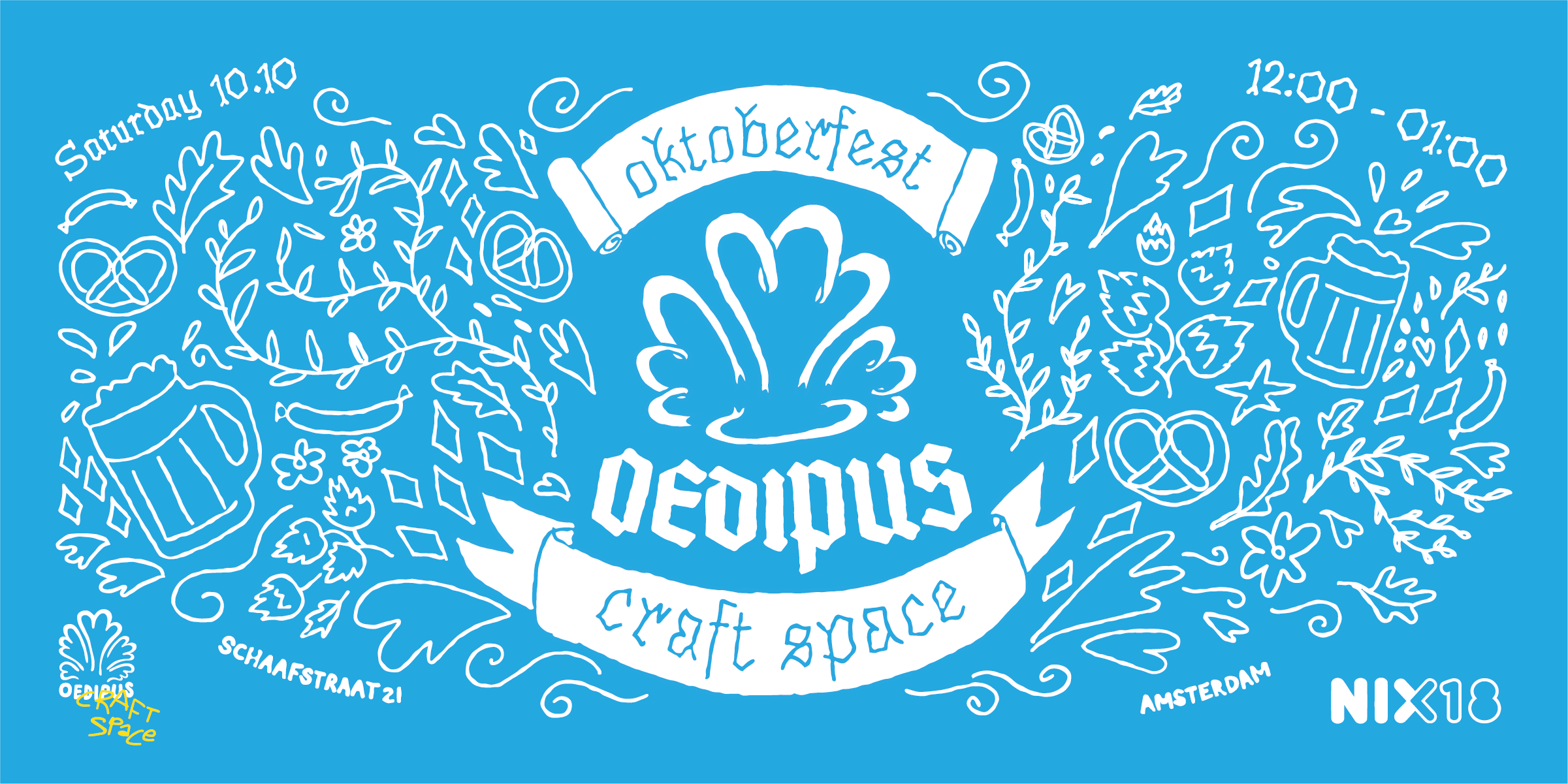 Cover photo for OKTOBERFEST 2026 by Oedipus Craft Space