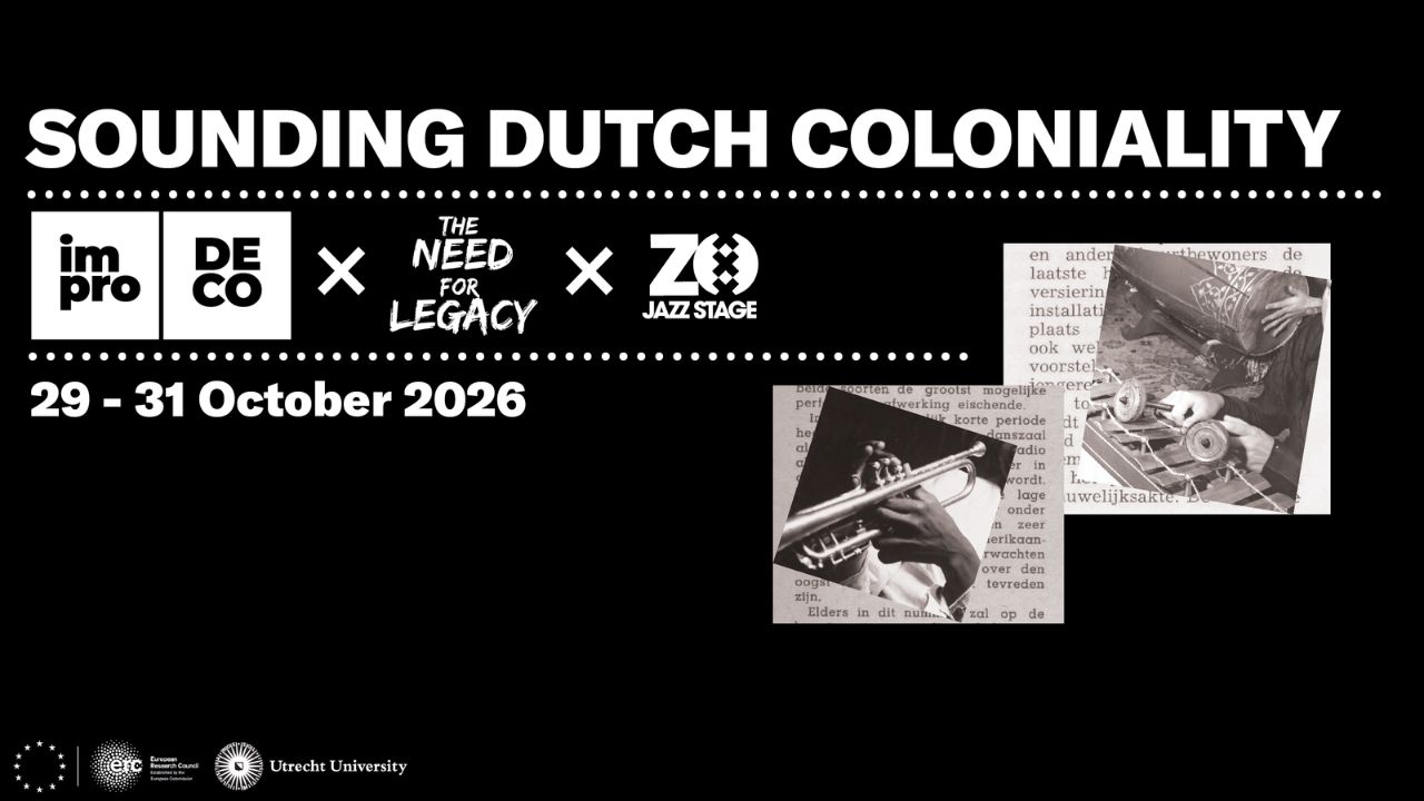 Cover photo for IMPRODECO • Sounding Dutch Coloniality by ZOJazz Stage
