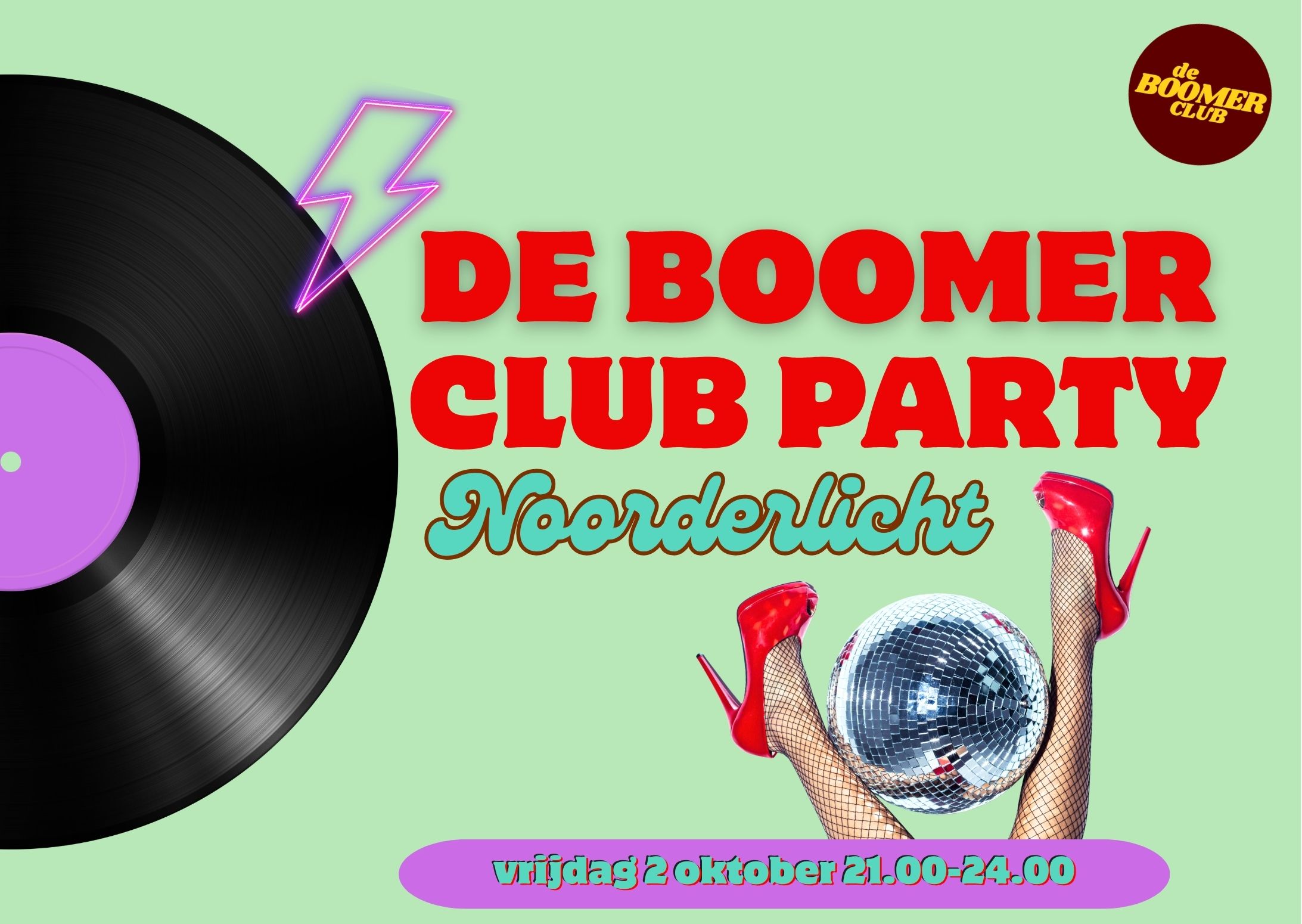 Cover photo for De Boomerclub Noorderlicht Party šŖ© by De Boomerclub