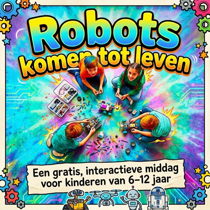 Cover photo for Robots komen tot leven by Soft Light