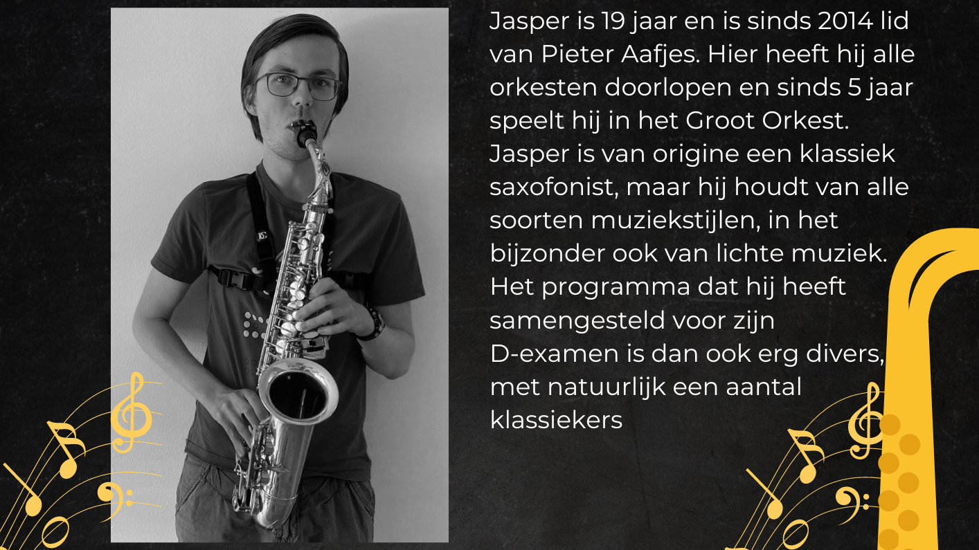 Cover photo for Examenconcert D-examen Jasper Kaptijn by Koninklijke Harmonie Pieter Aafjes Culemborg