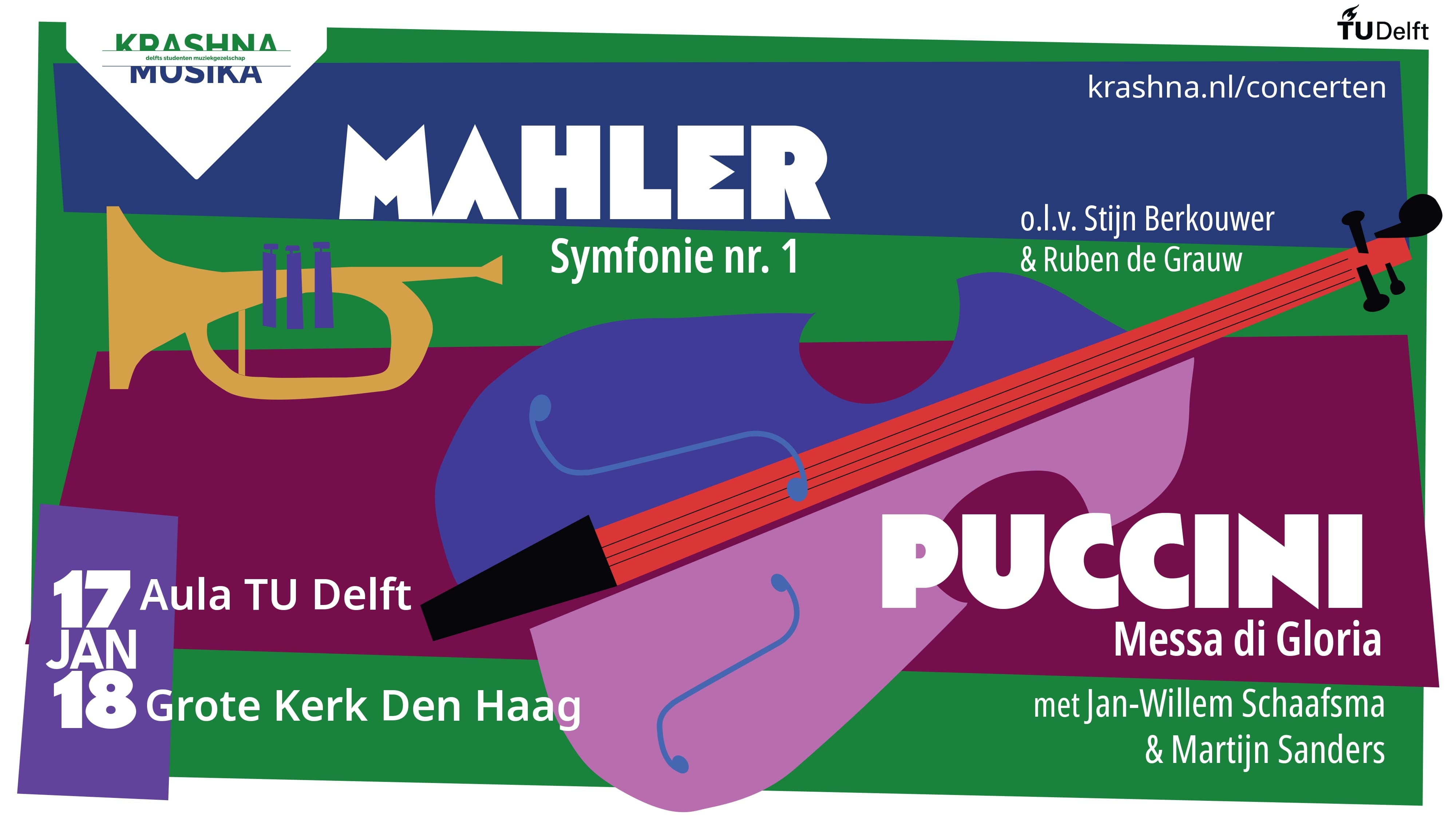 Cover photo for Krashna Musika Winterconcerten by D.S.M.G. Krashna Musika