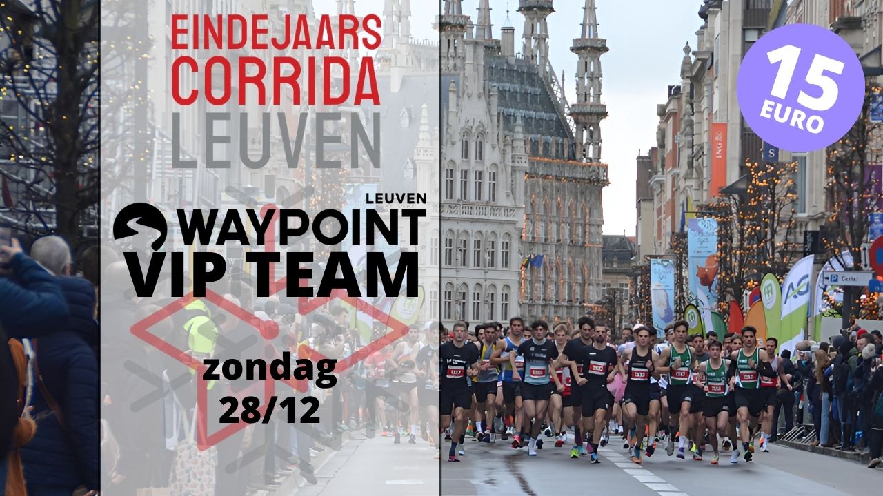 Cover photo for EINDEJAARSCORRIDA LEUVEN by Waypoint Leuven