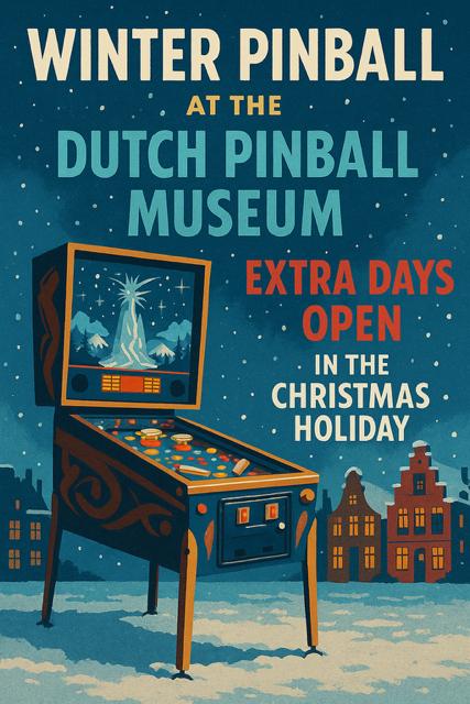 Cover photo for Winter pinball by Dutch Pinball Museum
