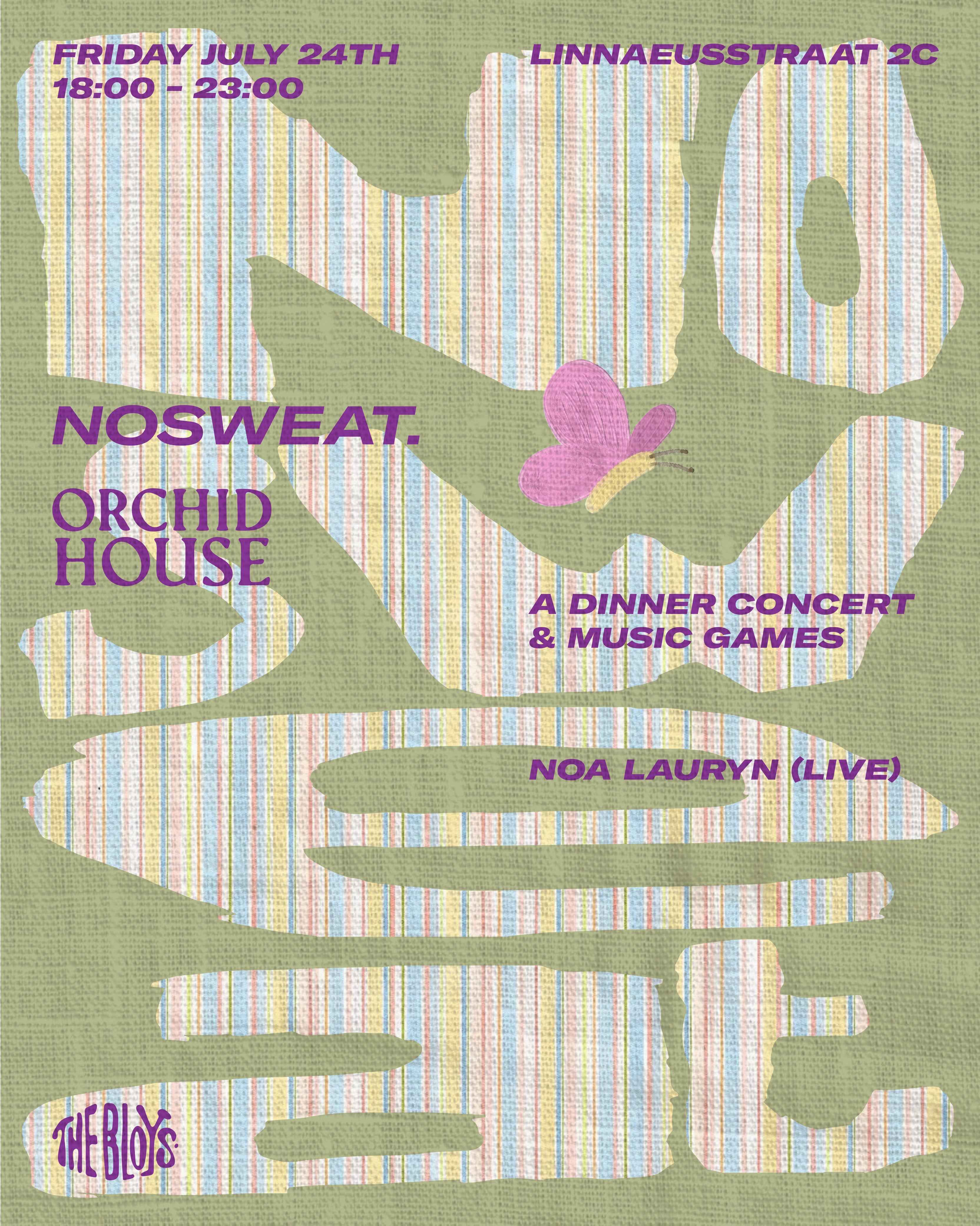 Cover photo for nosweat. @ Orchid House by nosweat