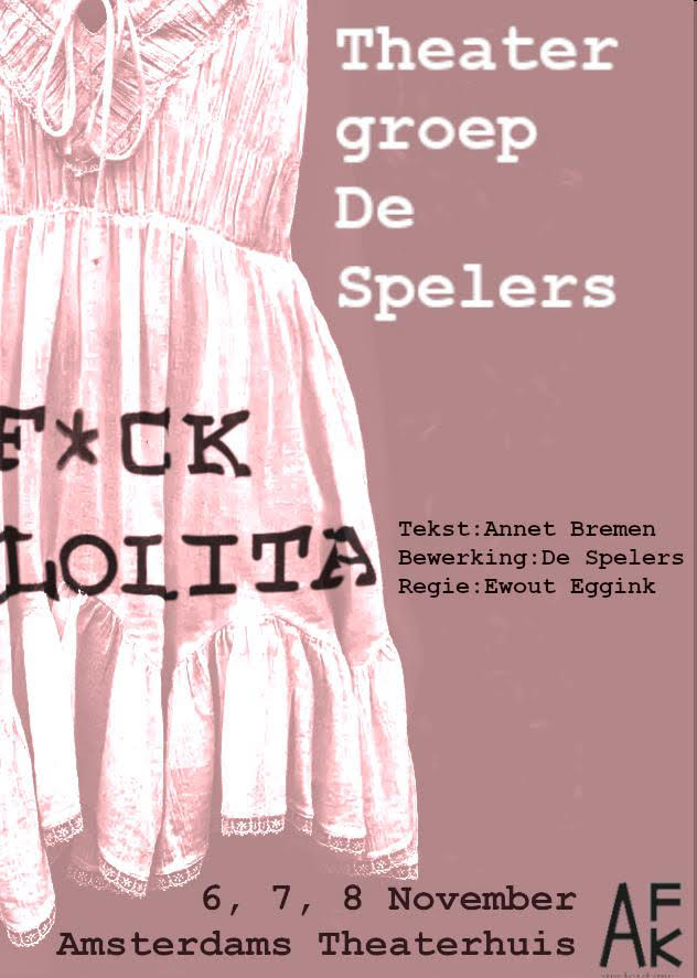 Cover photo for F*ck Lolita - zaterdag 7 november by De Spelers