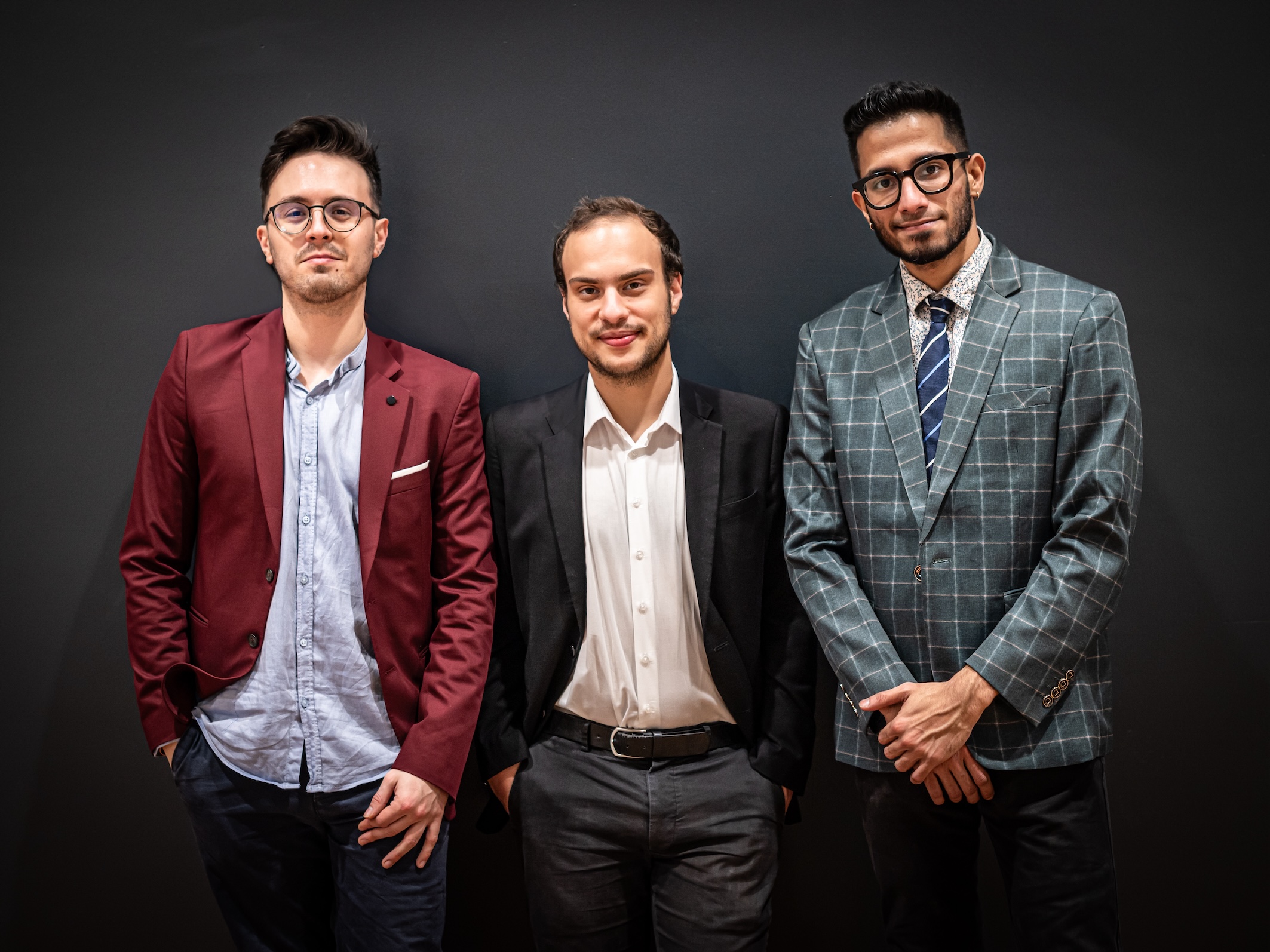 Cover photo for Black Thursdays trio by Contra Amsterdam