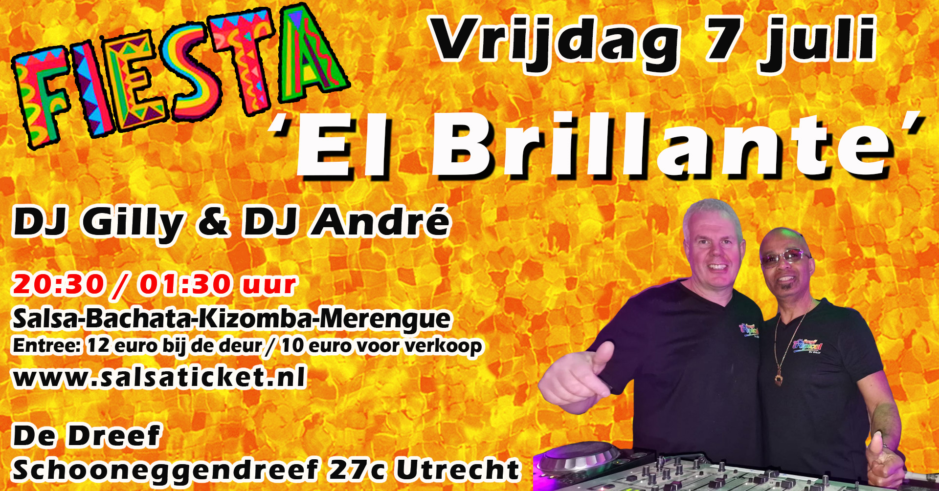Cover photo for Fiesta El Brillante in Utrecht by Salsaticket.nl