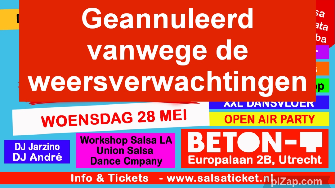 Cover photo for Fuego Tropical Open Air, Beton T - Utrecht by Salsaticket.nl