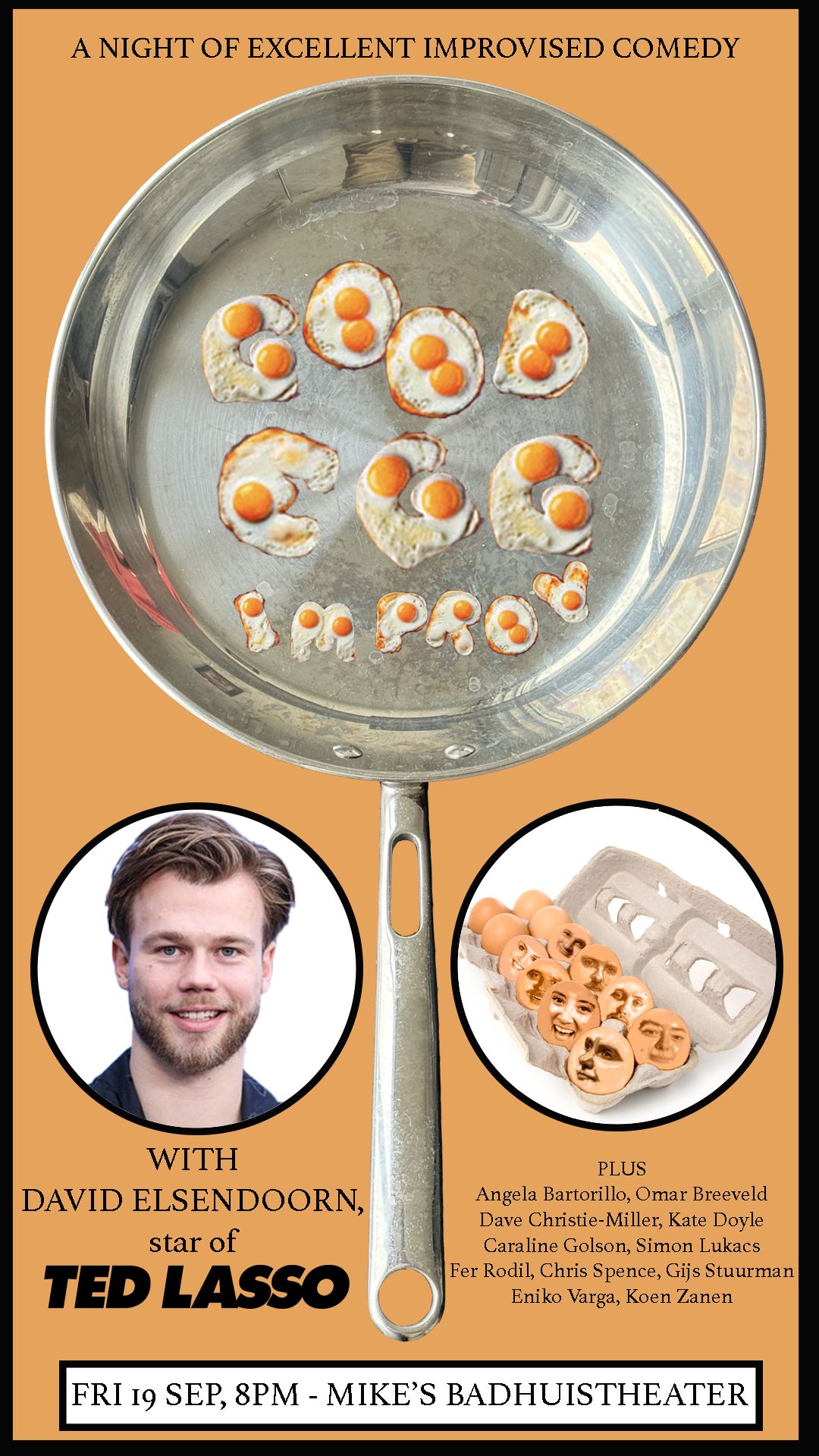 Cover photo for GOOD EGG IMPROV by Badhuistheater