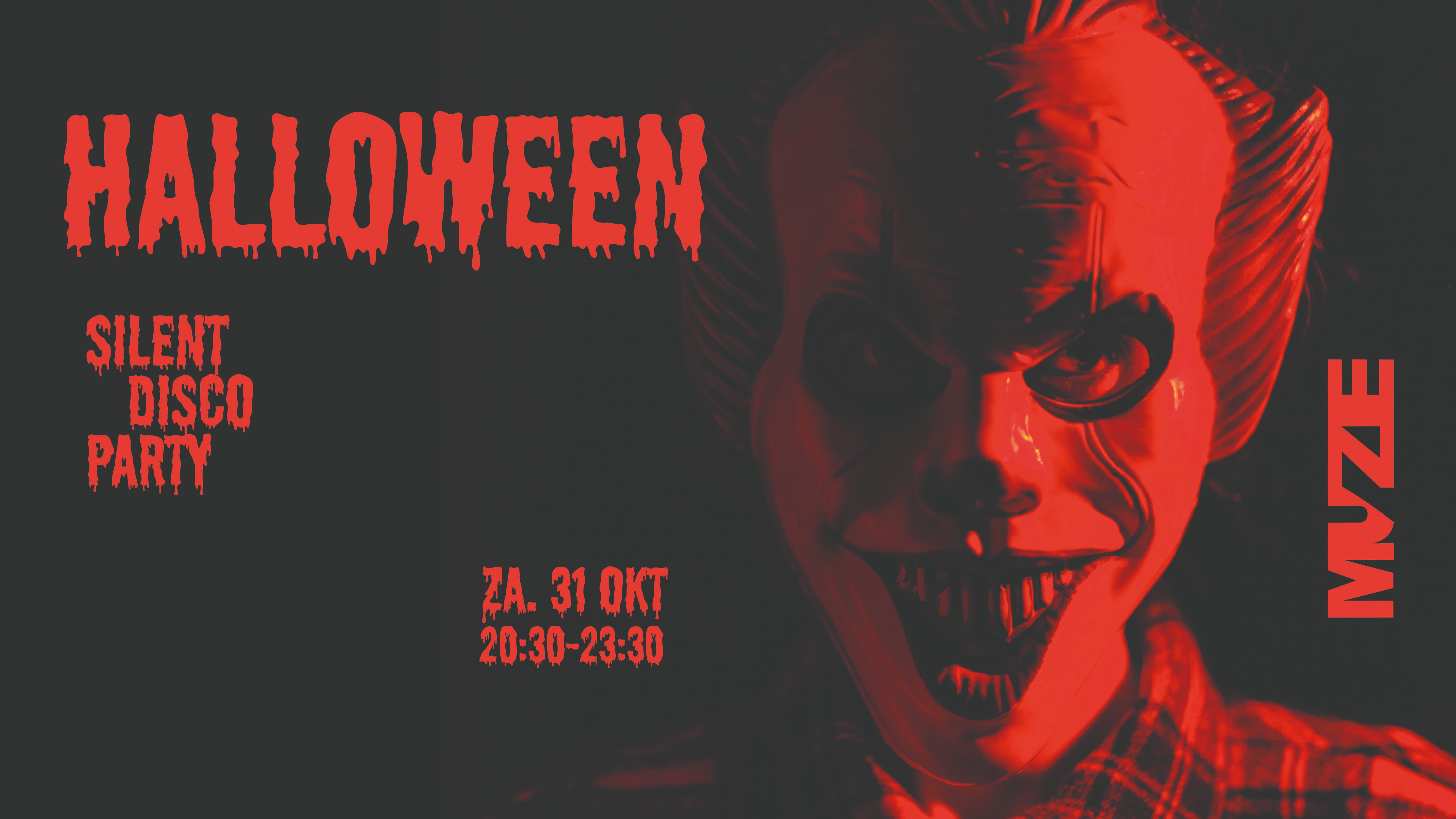 Cover photo for Halloween Silent Disco Party (18+) by Muze Dans
